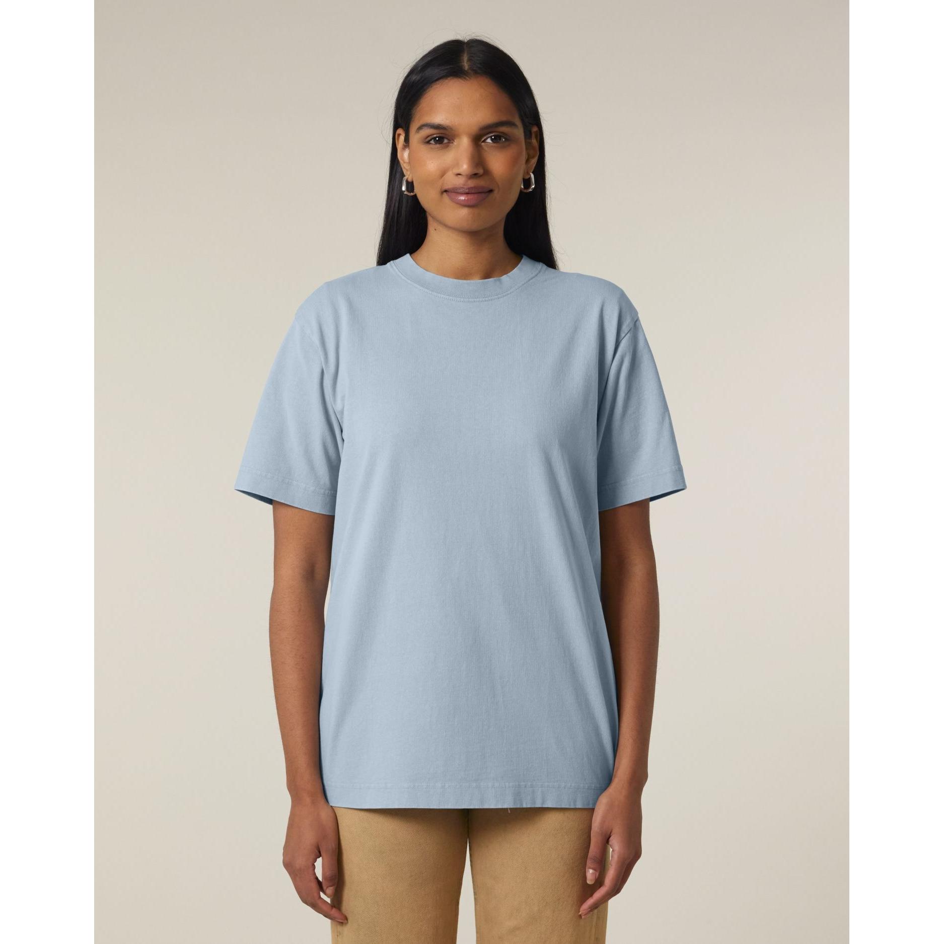 Tricou unisex Freestyler Vintage G. Dyed Blue Stone L