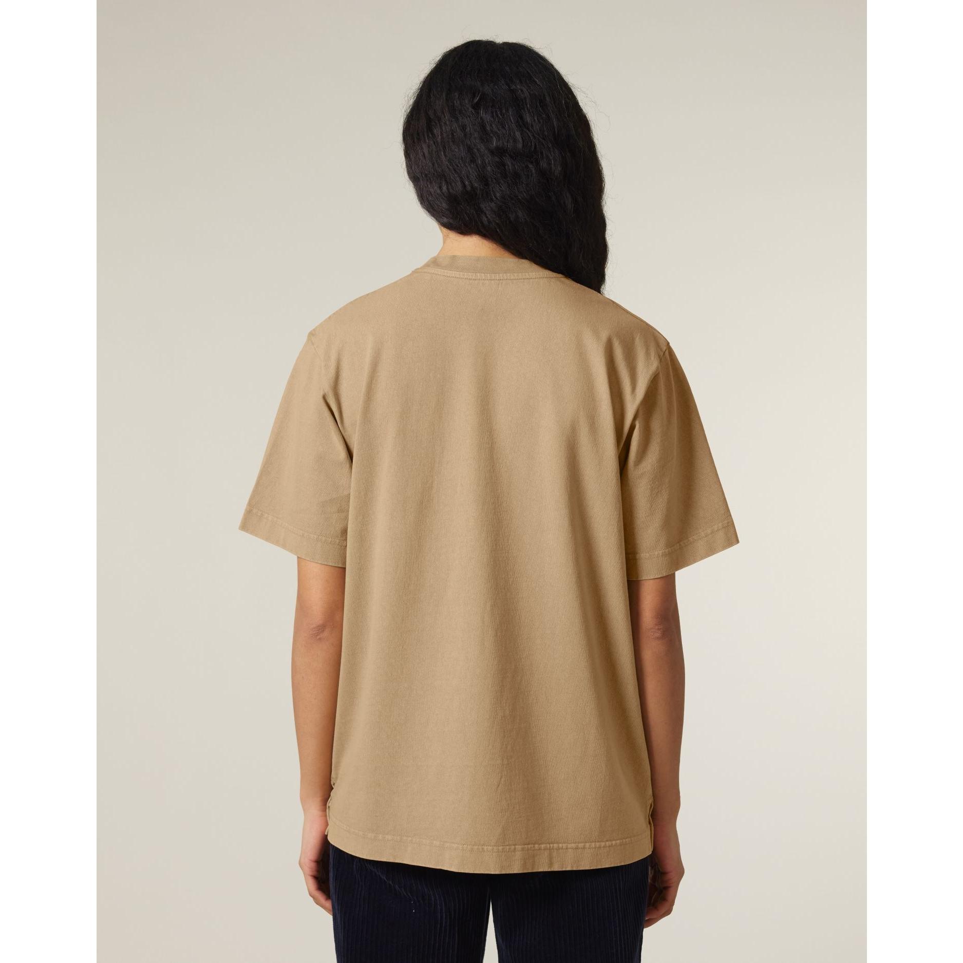 Tricou unisex Freestyler Vintage G. Dyed Latte M