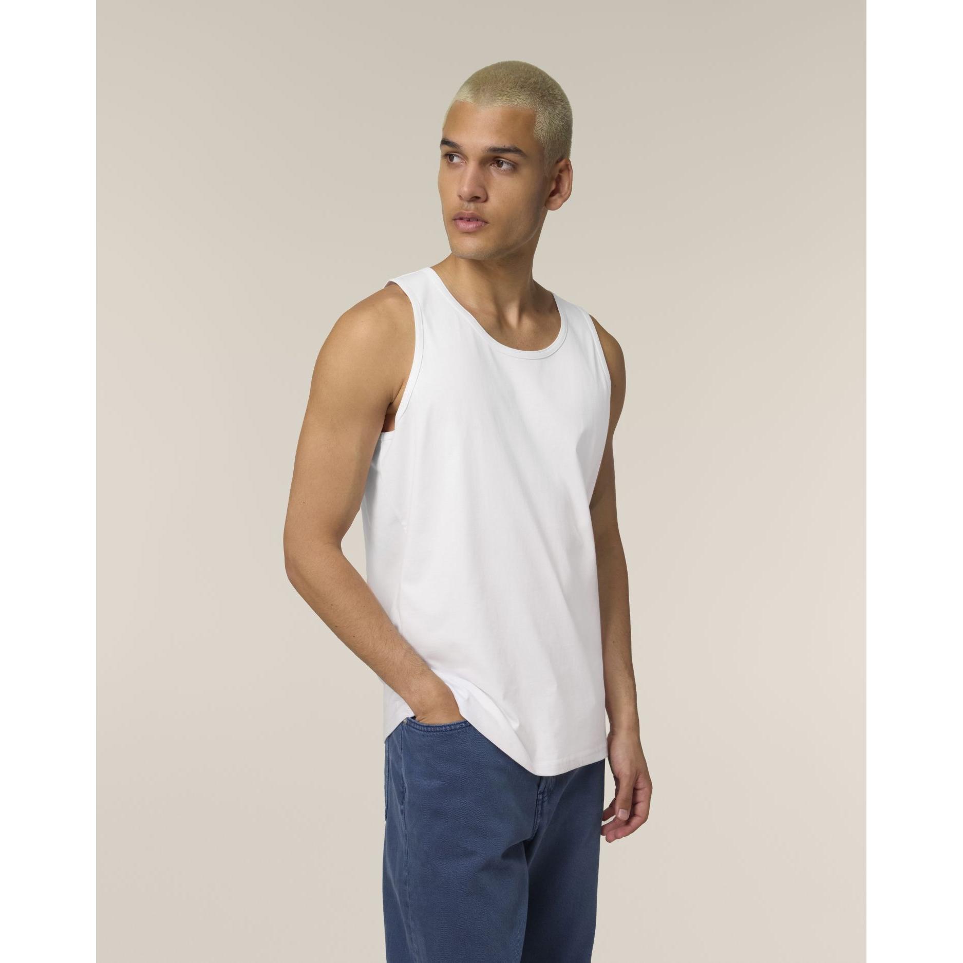 Maiou pentru bărbați Stanley Stancer White 3XL