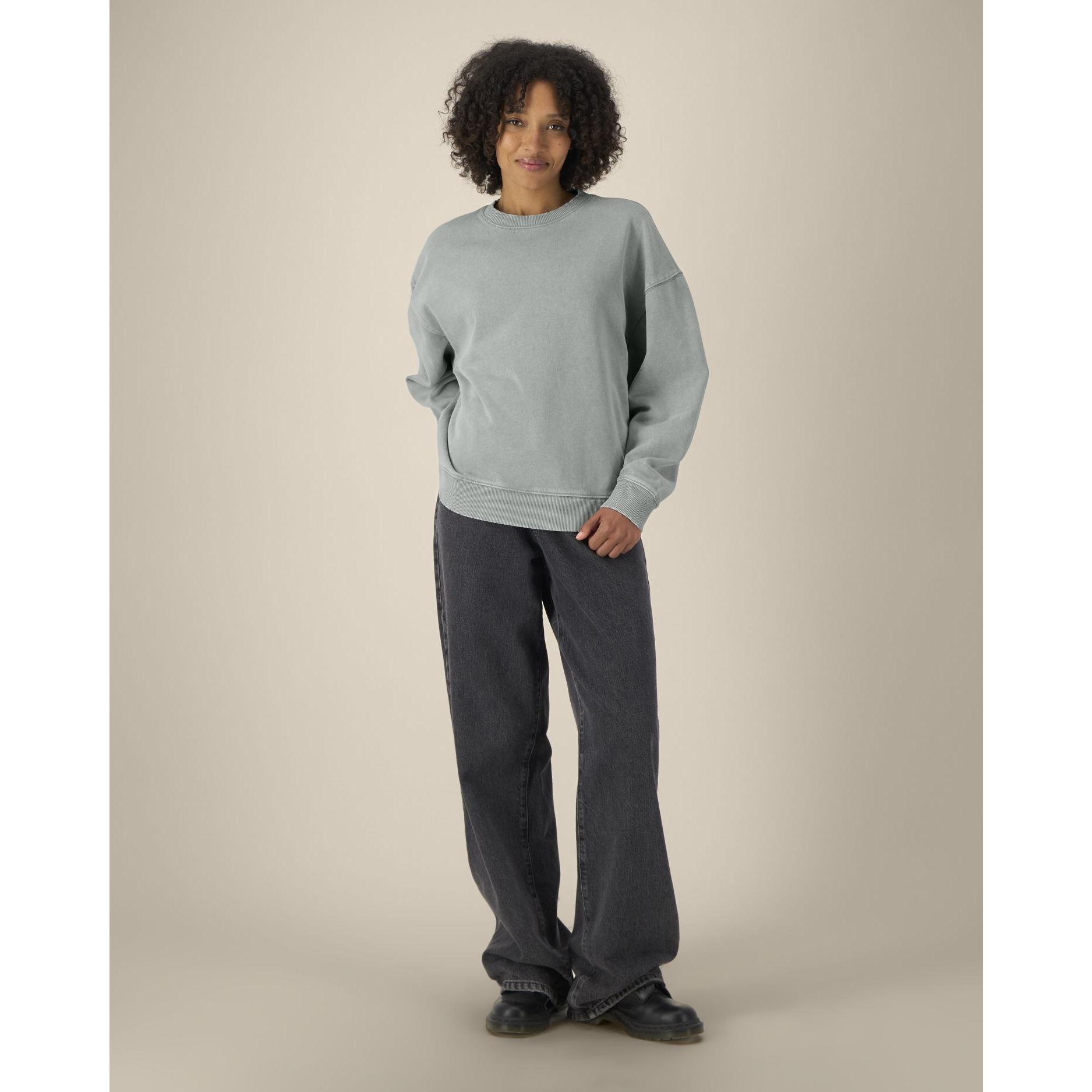 Bluză unisex Radder 2.0 Vintage G. Dyed Misty Grey 3XL