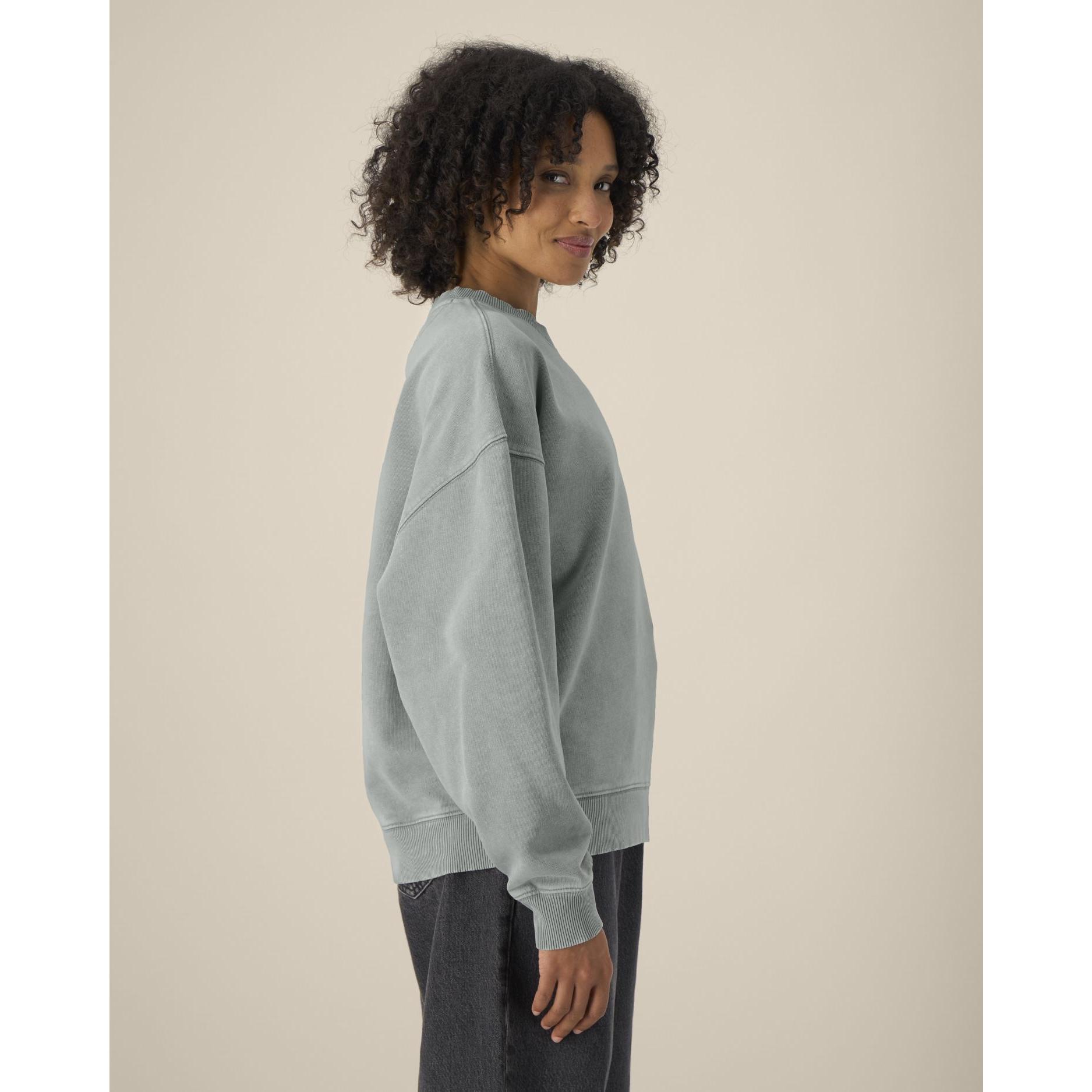 Bluză unisex Radder 2.0 Vintage G. Dyed Misty Grey 3XL