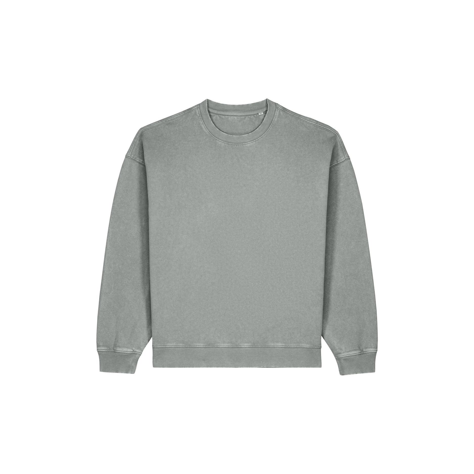 Bluză unisex Radder 2.0 Vintage G. Dyed Misty Grey 3XL