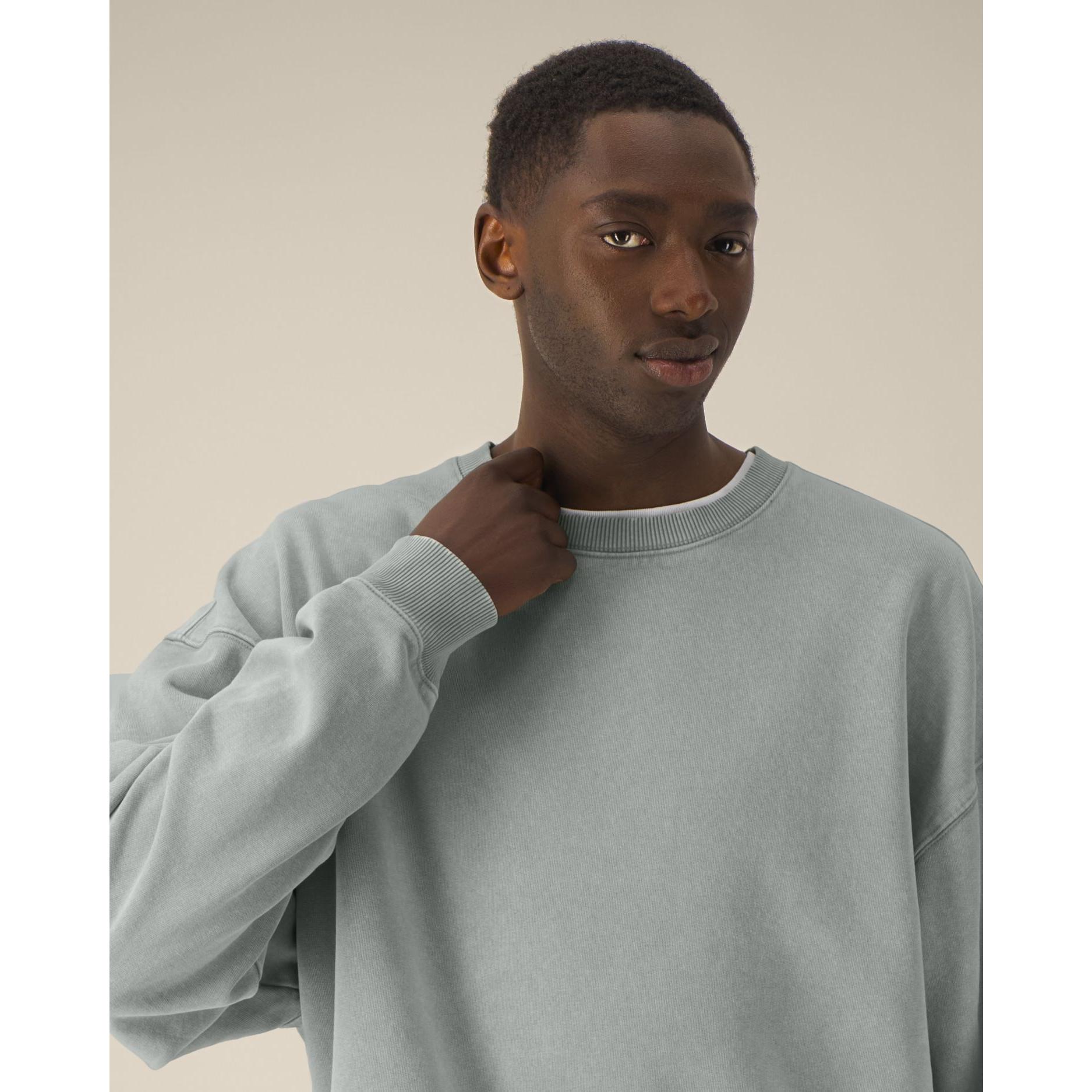 Bluză unisex Radder 2.0 Vintage G. Dyed Misty Grey 3XL