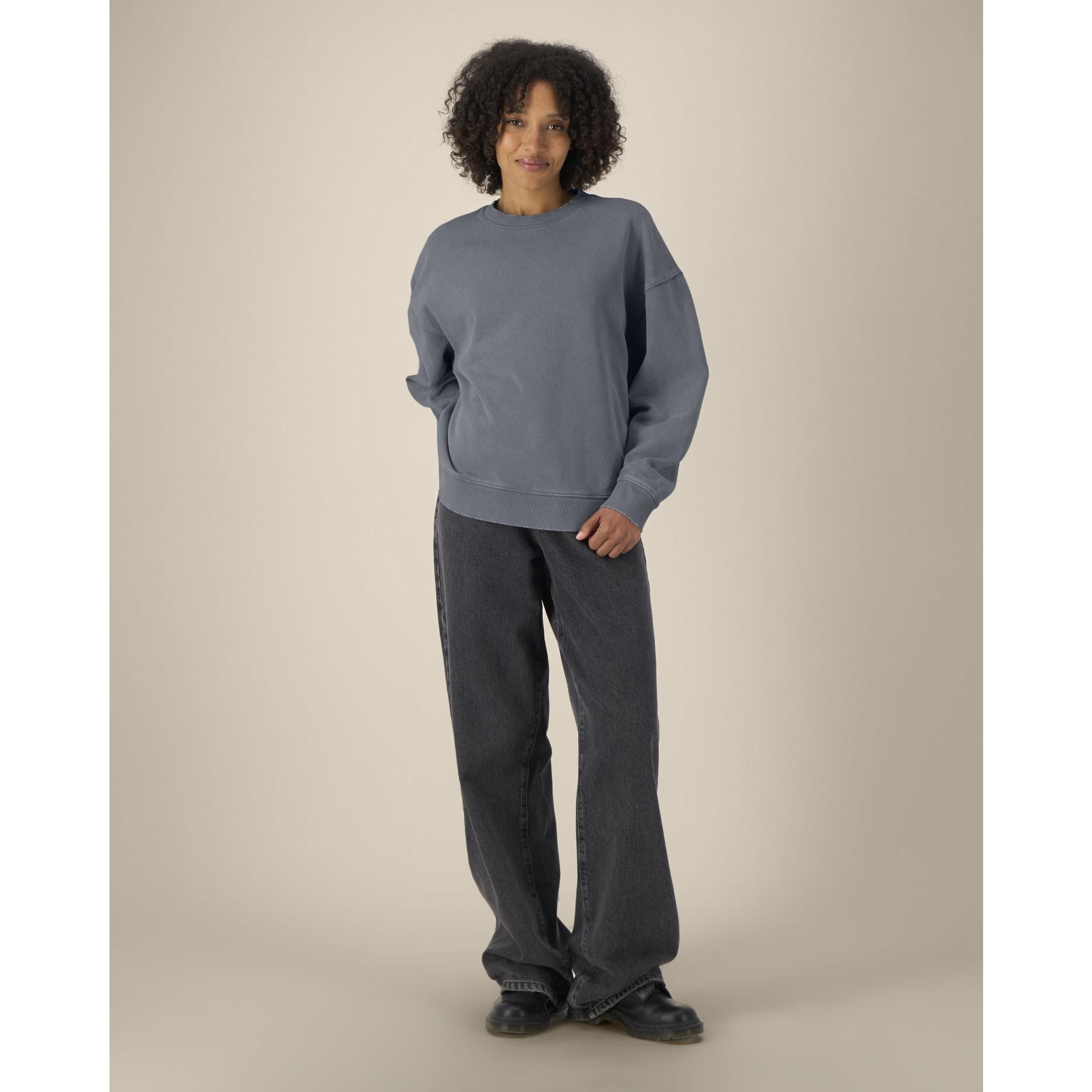 Bluză unisex Radder 2.0 Vintage G. Dyed Anthracite 2XS