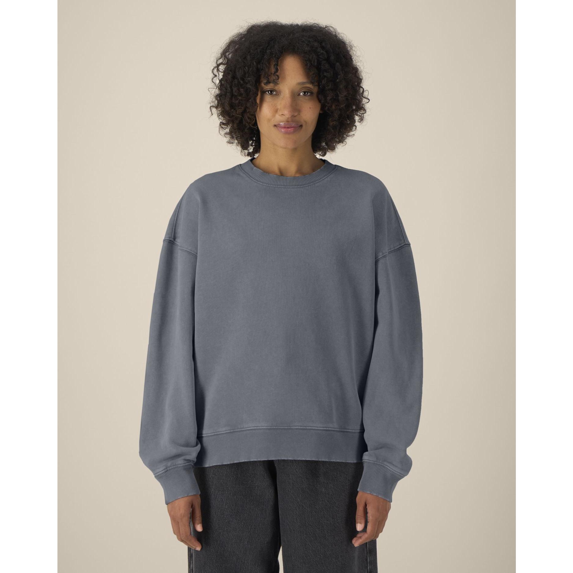 Bluză unisex Radder 2.0 Vintage G. Dyed Anthracite 2XS