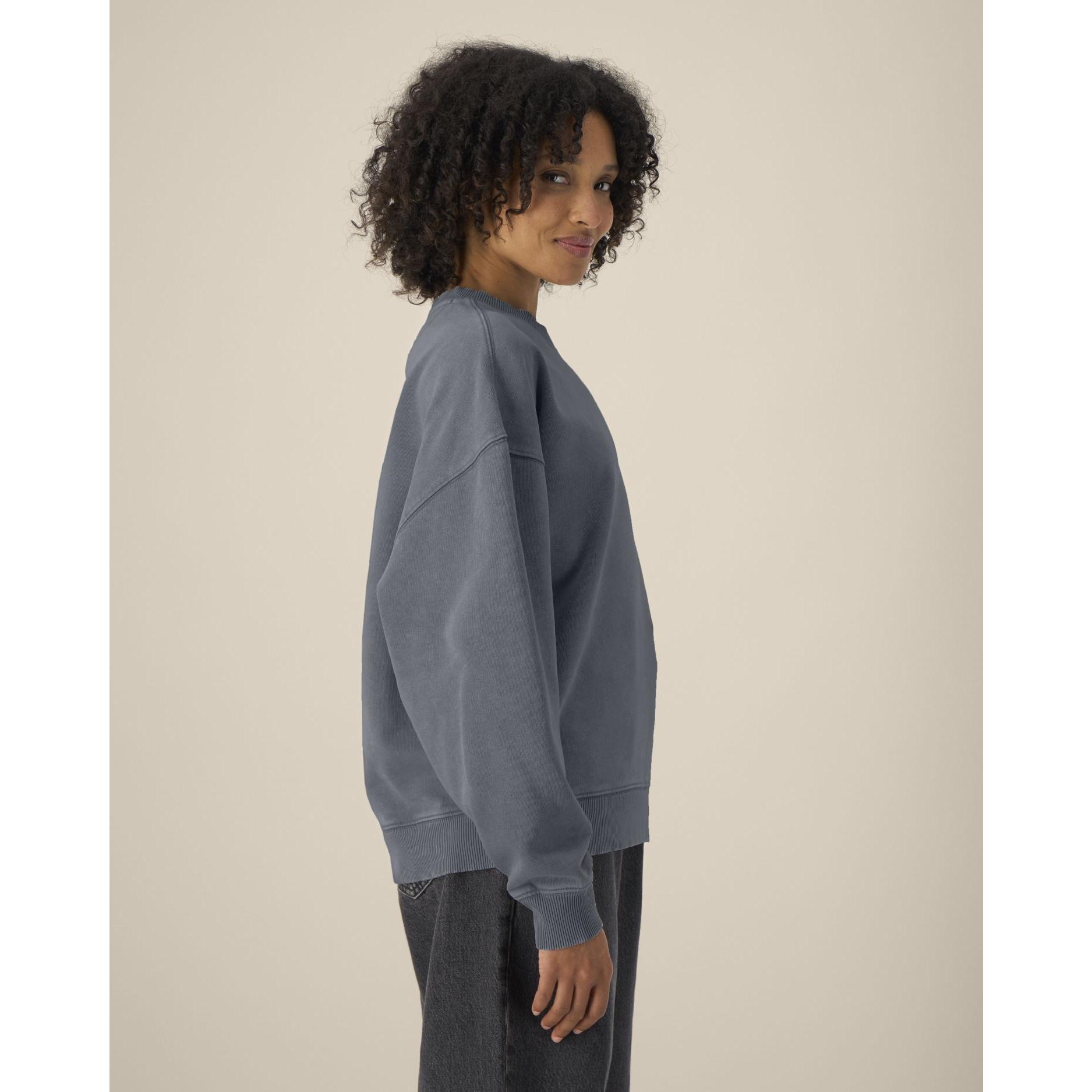 Bluză unisex Radder 2.0 Vintage G. Dyed Anthracite 2XS