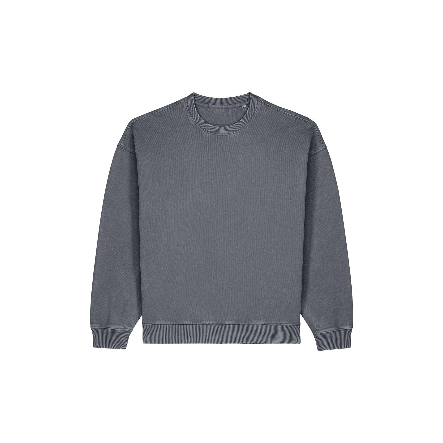 Bluză unisex Radder 2.0 Vintage G. Dyed Anthracite 2XS