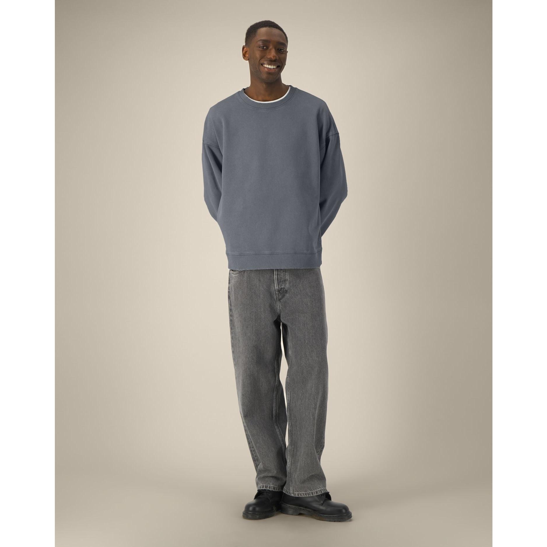 Bluză unisex Radder 2.0 Vintage G. Dyed Anthracite 2XS