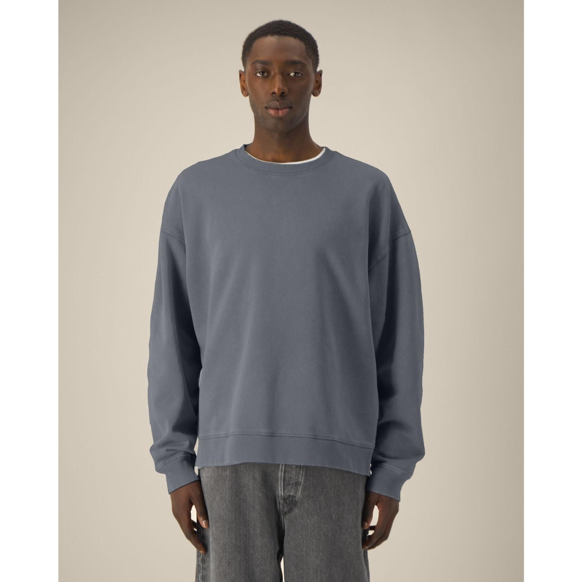 Bluză unisex Radder 2.0 Vintage G. Dyed Anthracite 2XS