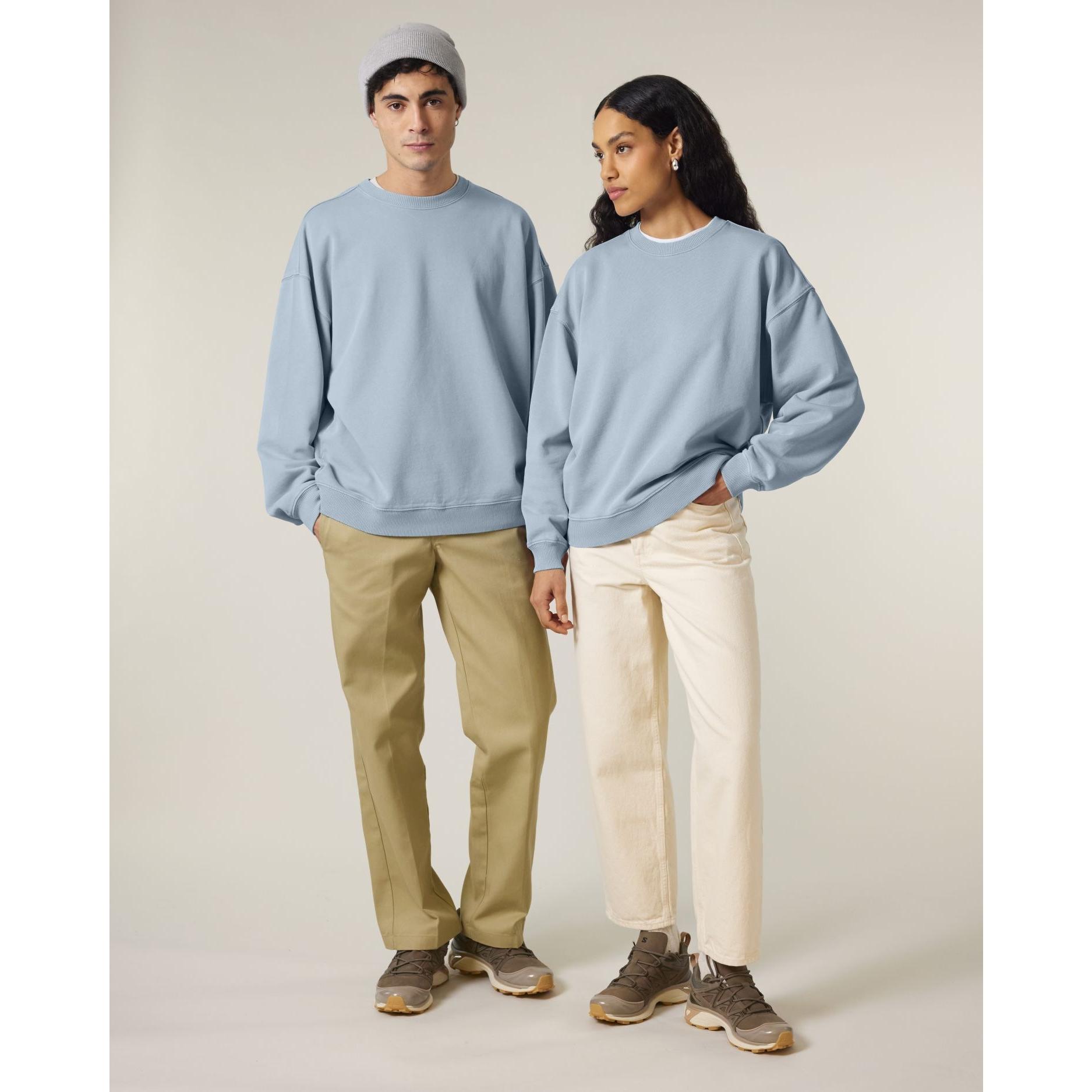 Bluză unisex Radder 2.0 Vintage G. Dyed Blue Stone L