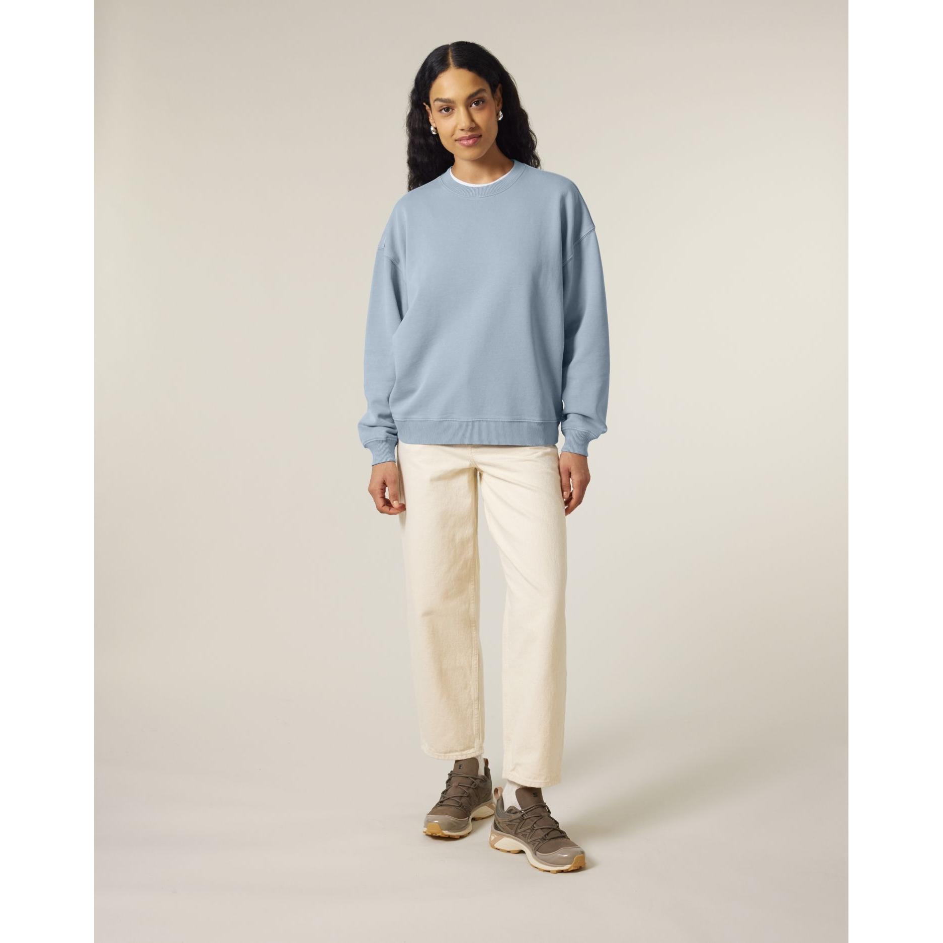 Bluză unisex Radder 2.0 Vintage G. Dyed Blue Stone L