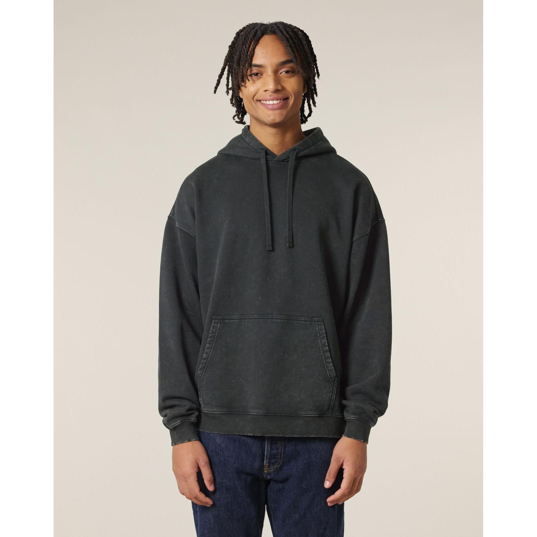 Hanorac unisex Slammer 2.0 vintage G. Dyed Black Rock M