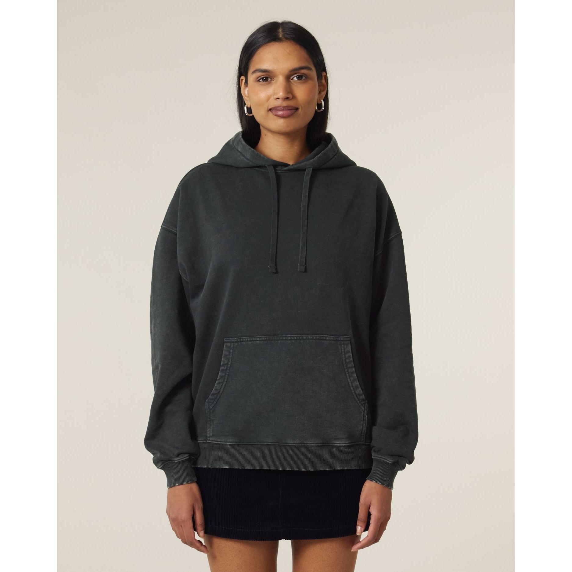 Hanorac unisex Slammer 2.0 vintage G. Dyed Black Rock M