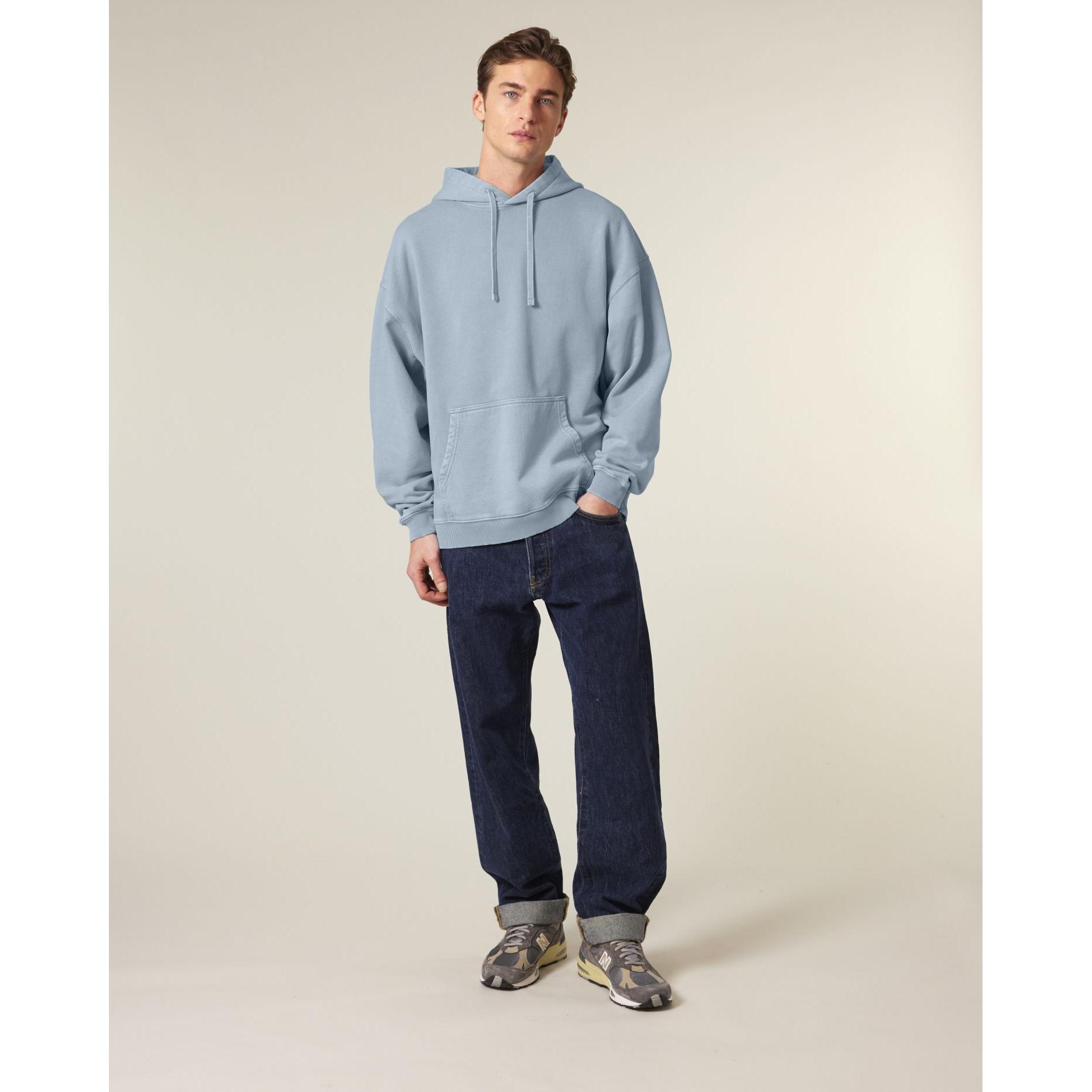 Hanorac unisex Slammer 2.0 vintage G. Dyed Blue Stone 2XS