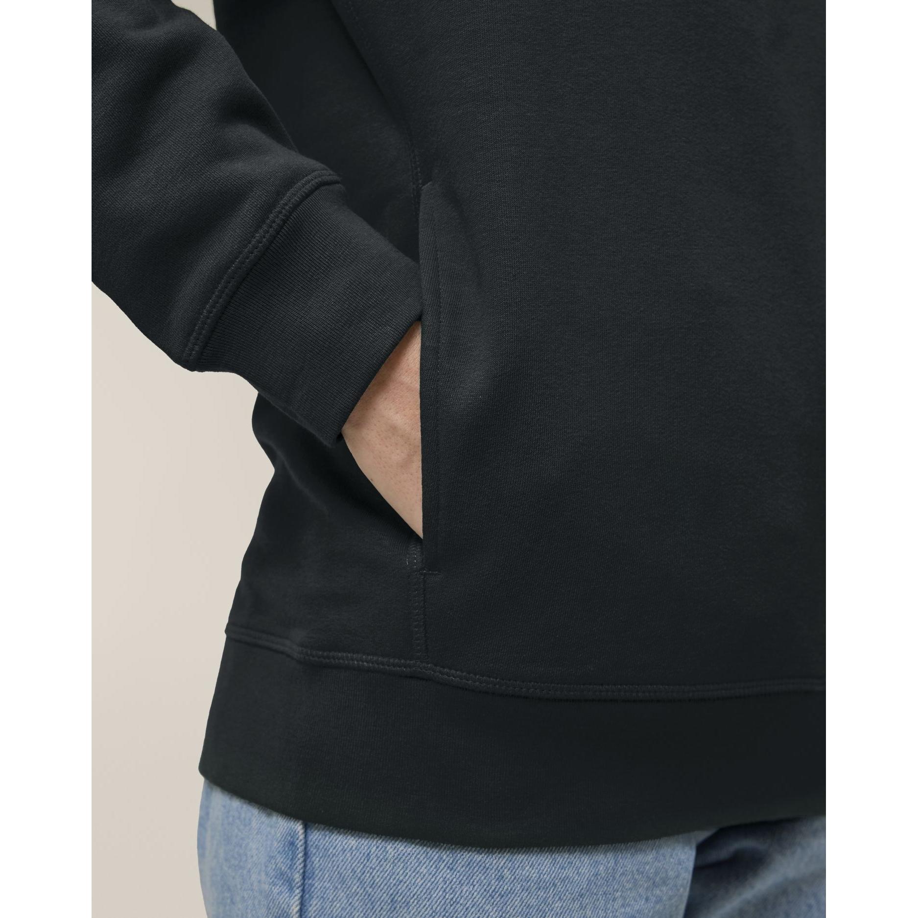 Hoodie sweatshirts Unisex Sounder Black 2XS