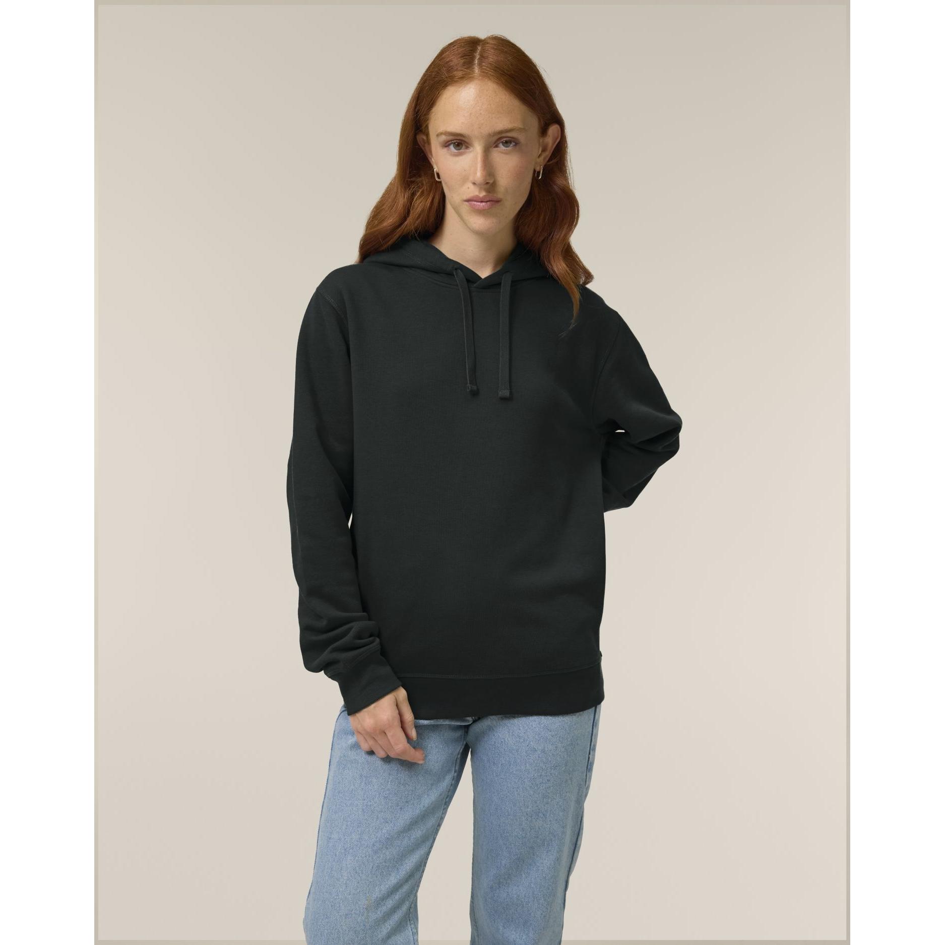 Hoodie sweatshirts Unisex Sounder Black 2XS