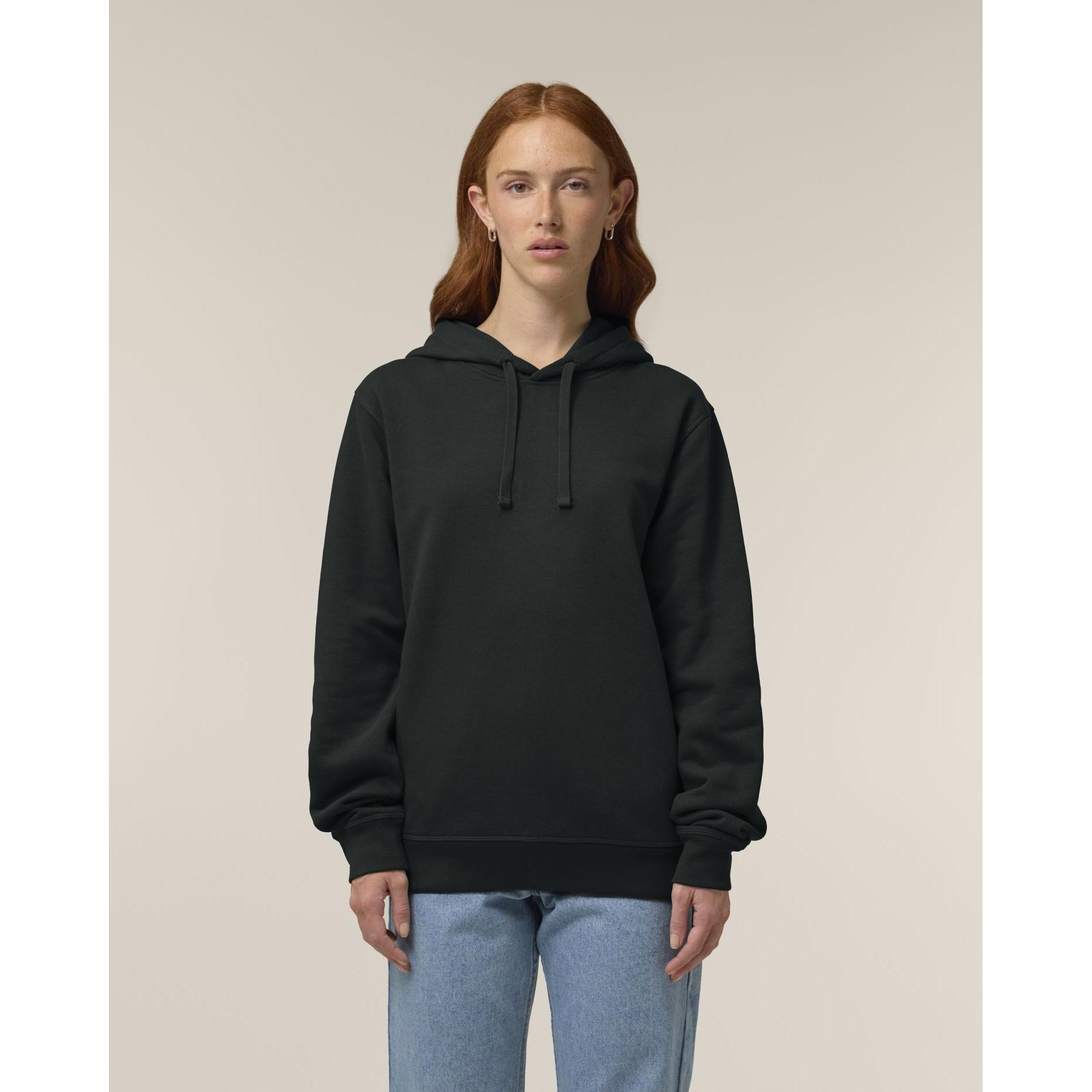 Hoodie sweatshirts Unisex Sounder Black 2XS