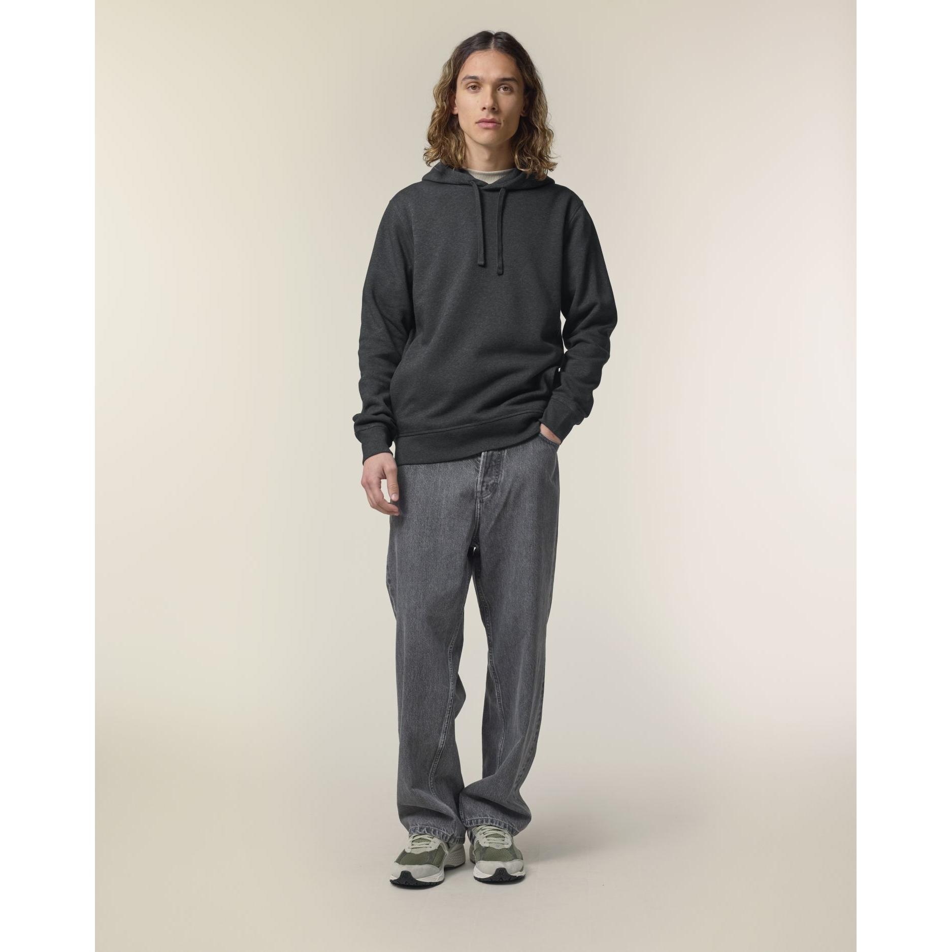 Hoodie sweatshirts Unisex Sounder Dark Heather Grey S