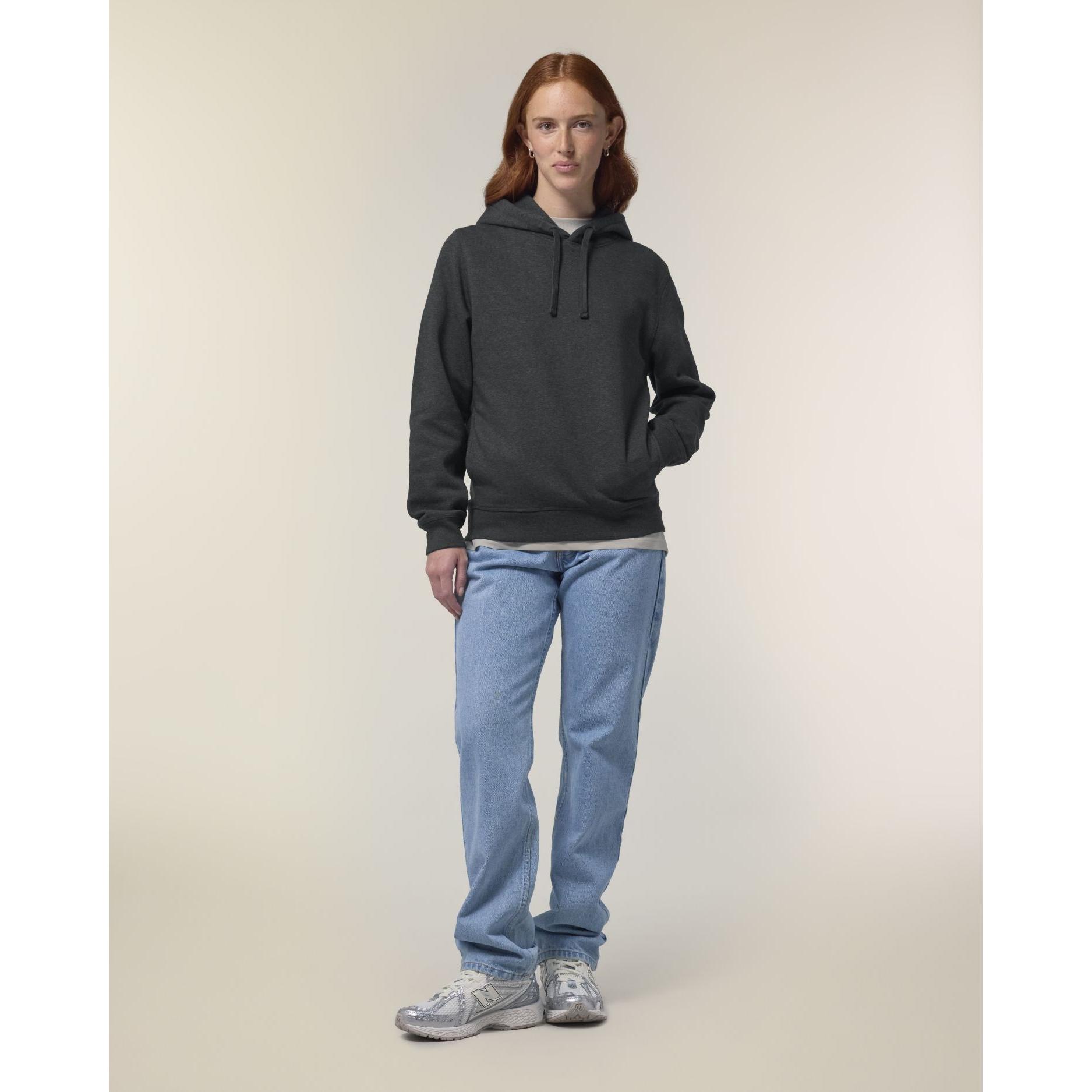 Hoodie sweatshirts Unisex Sounder Dark Heather Grey S