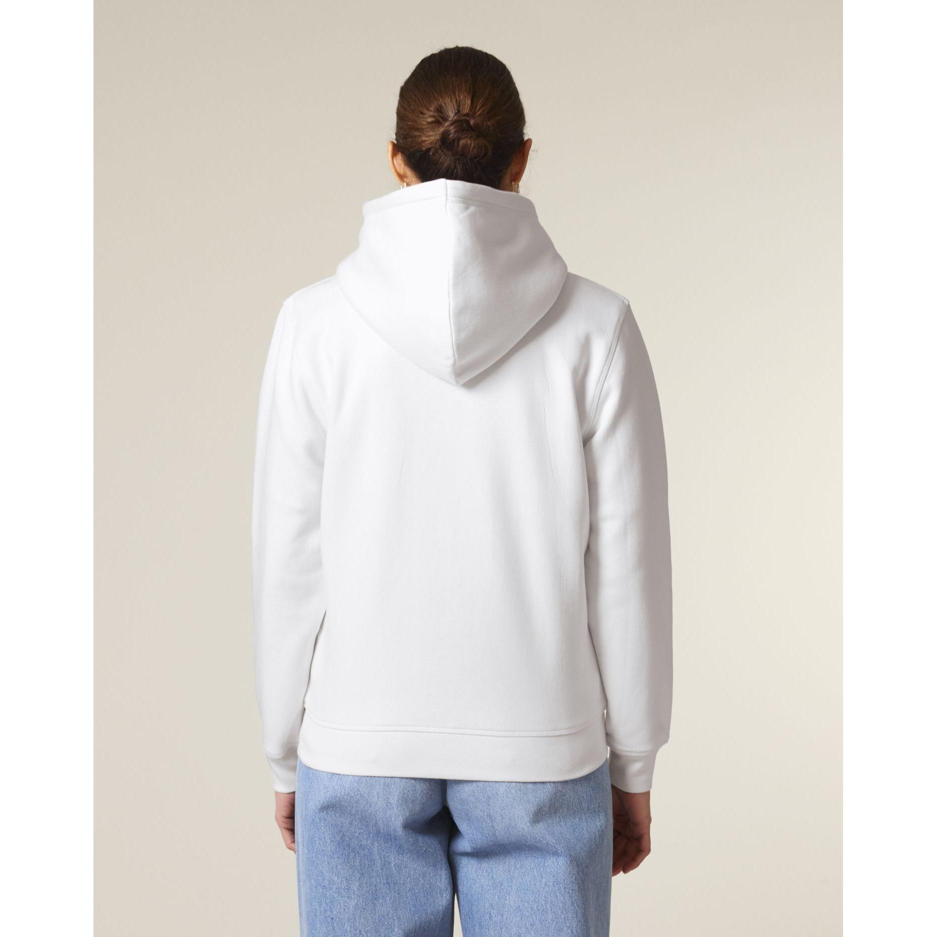 Hanorac cu fermoar unisex Mixer White XL