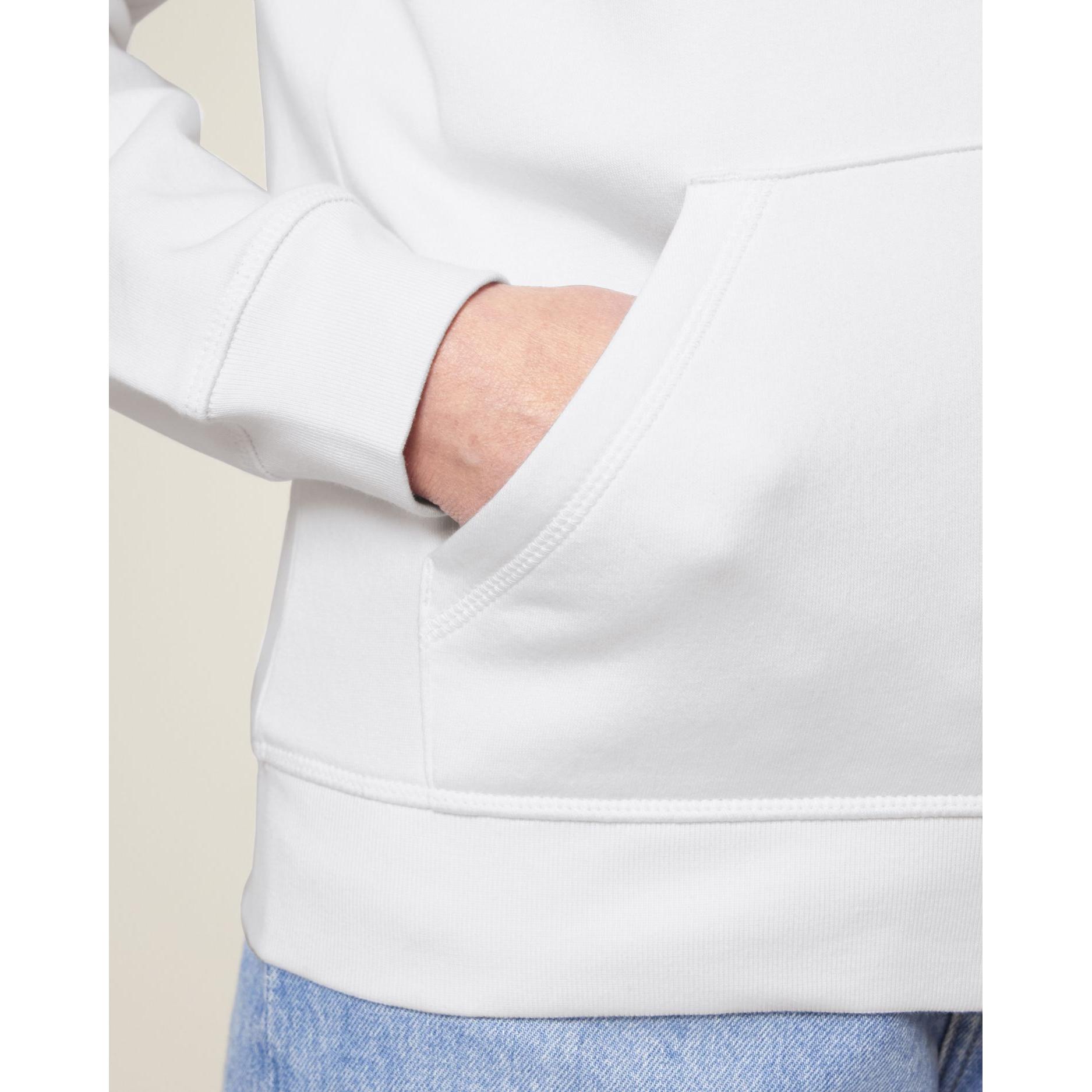 Hanorac cu fermoar unisex Mixer White XL