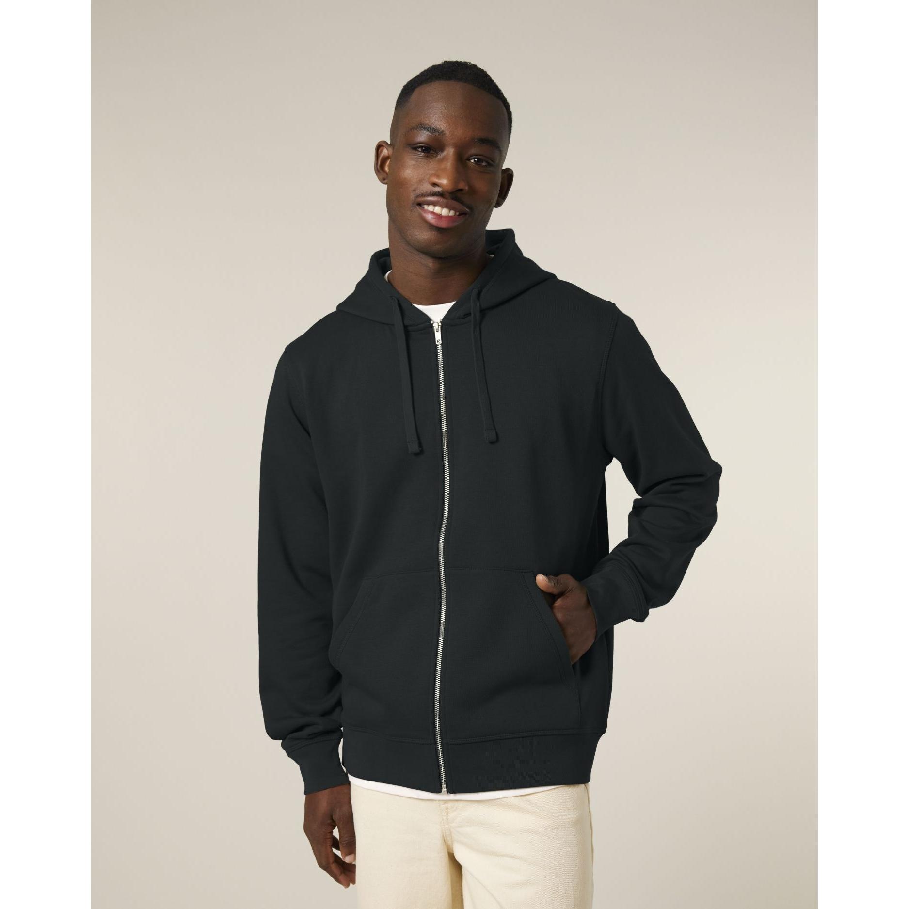 Hanorac cu fermoar unisex Mixer Black M