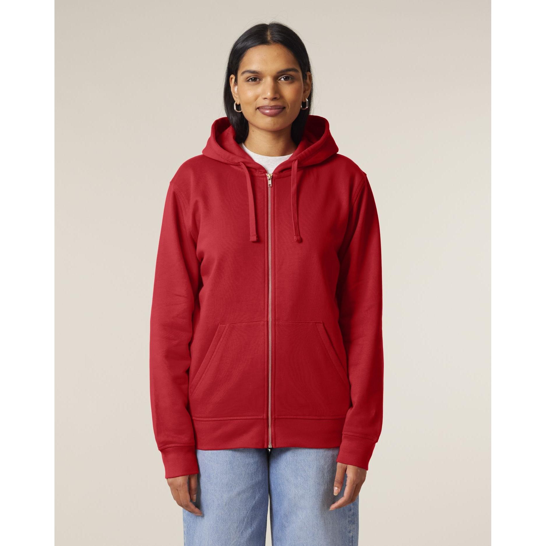 Hanorac cu fermoar unisex Mixer Red XXL