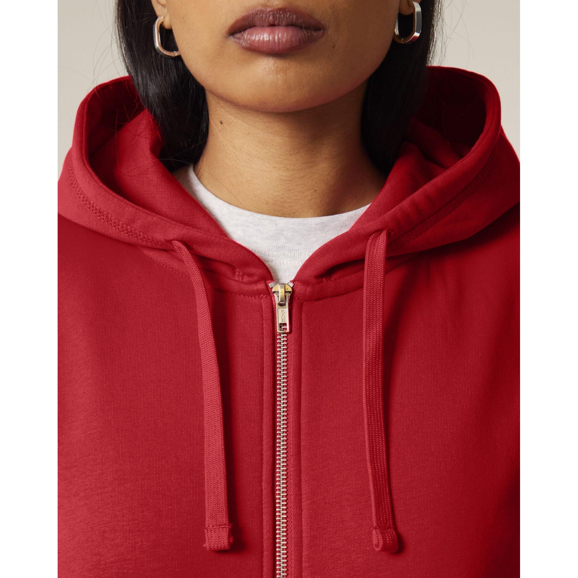 Hanorac cu fermoar unisex Mixer Red XXL