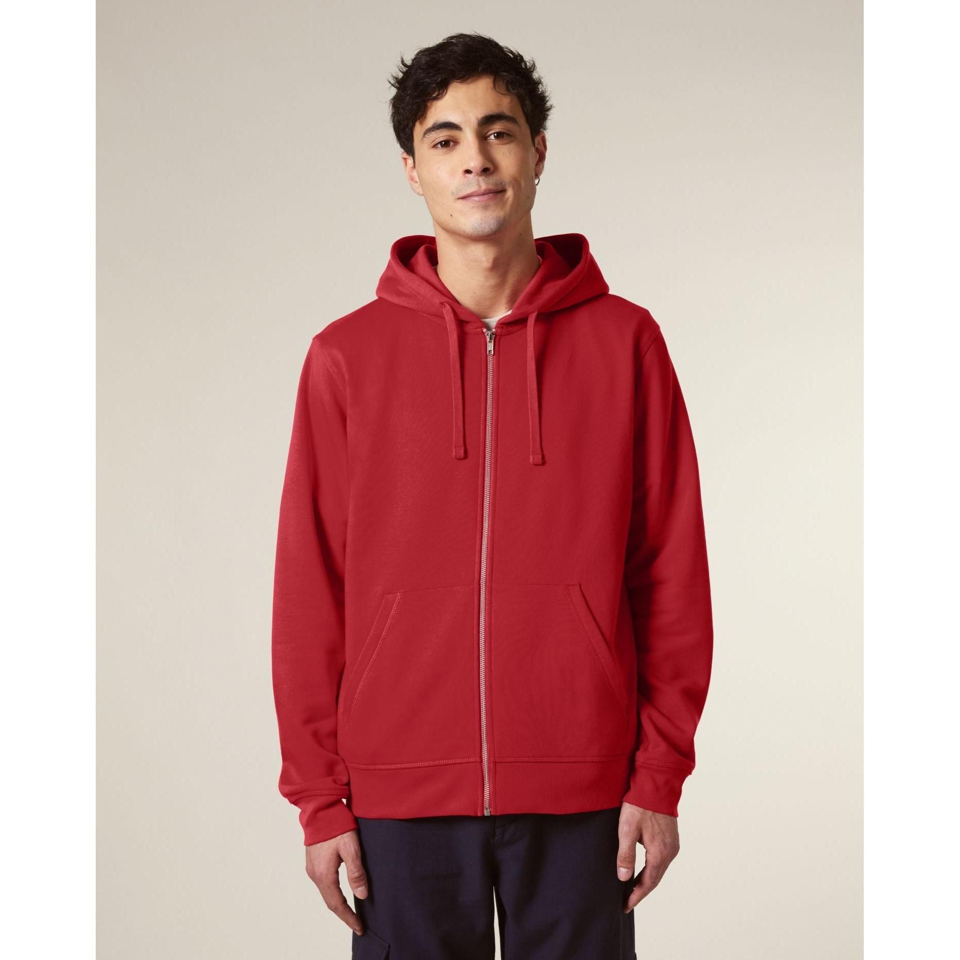 Hanorac cu fermoar unisex Mixer Red XXL