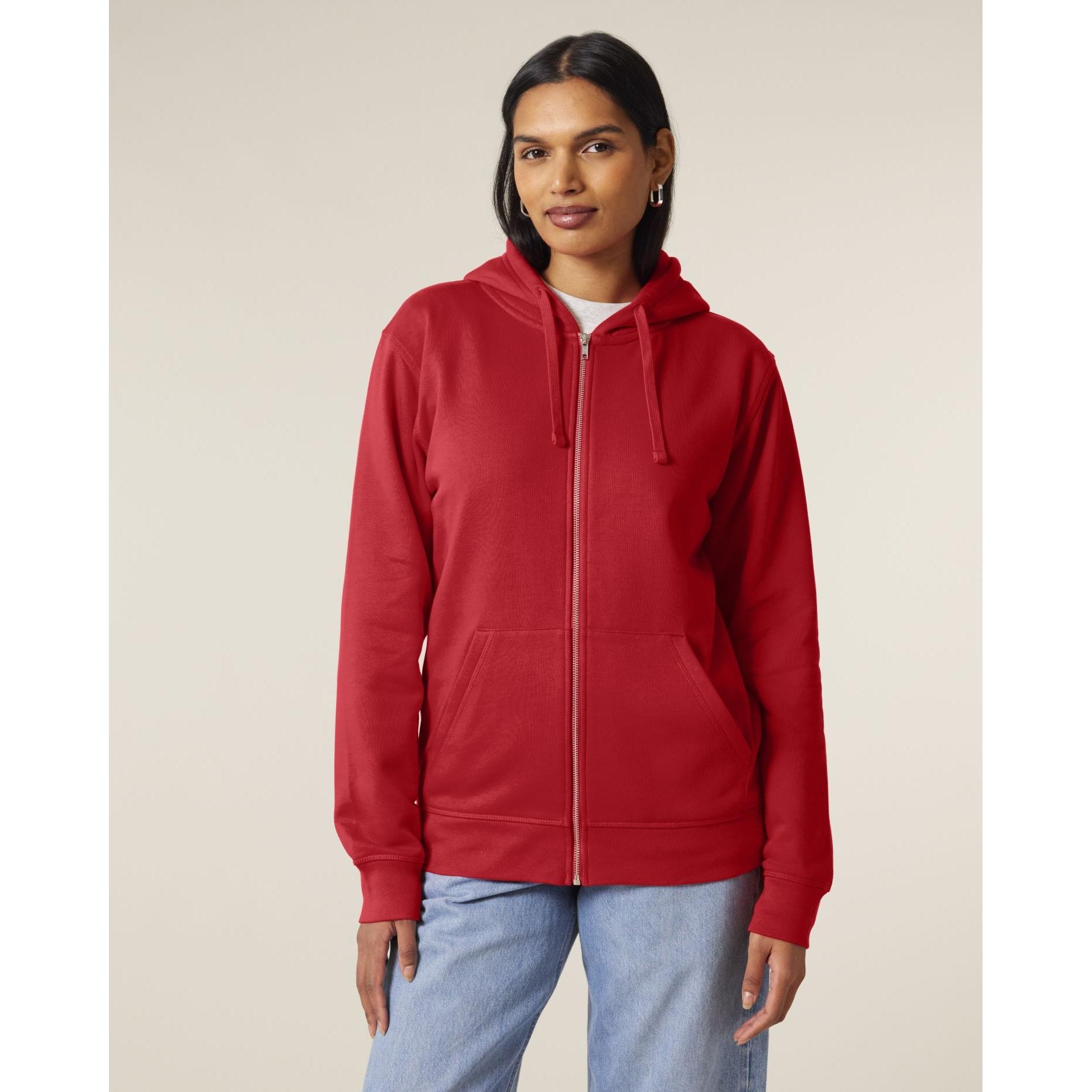 Hanorac cu fermoar unisex Mixer Red XXL