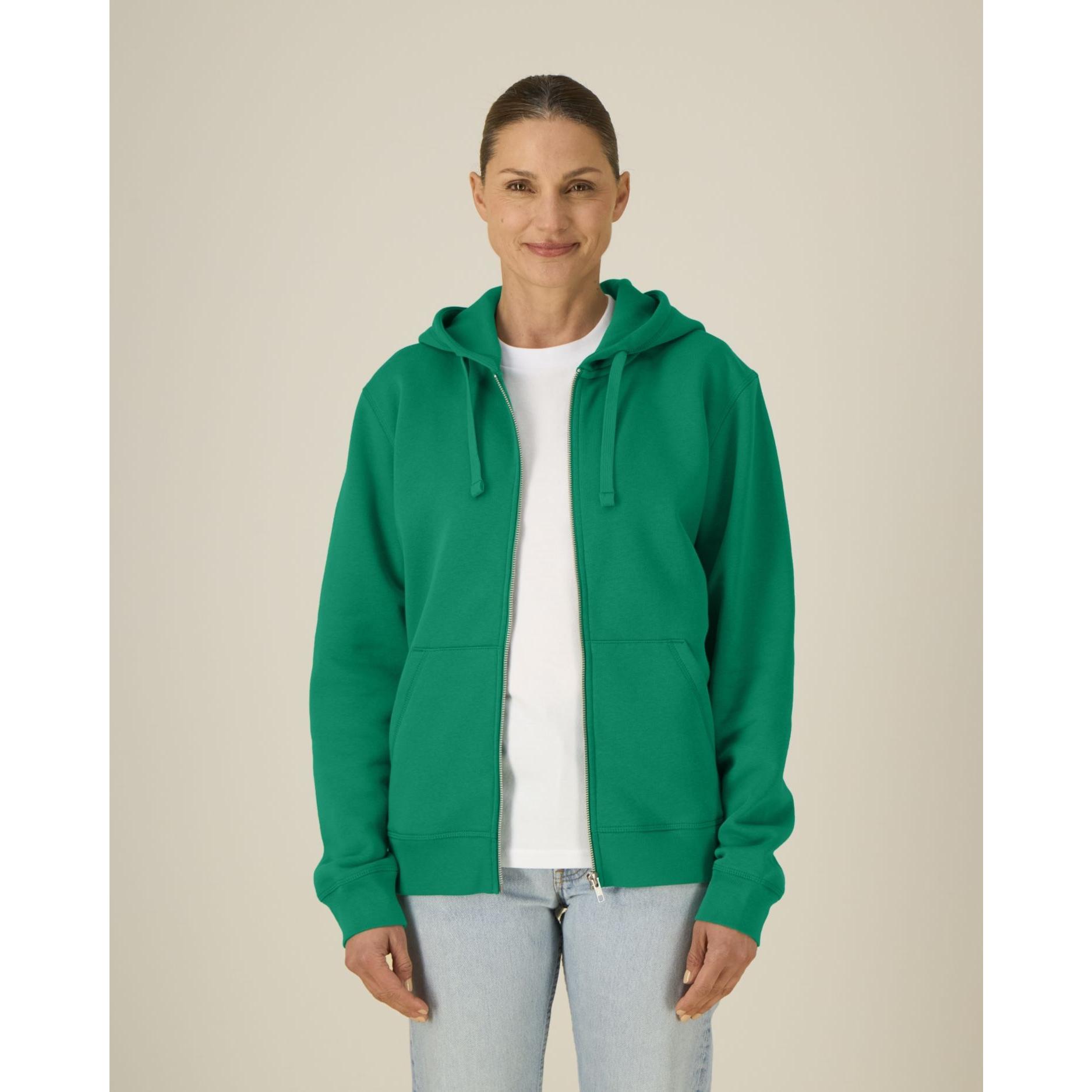 Hanorac cu fermoar unisex Mixer Verdant Green L
