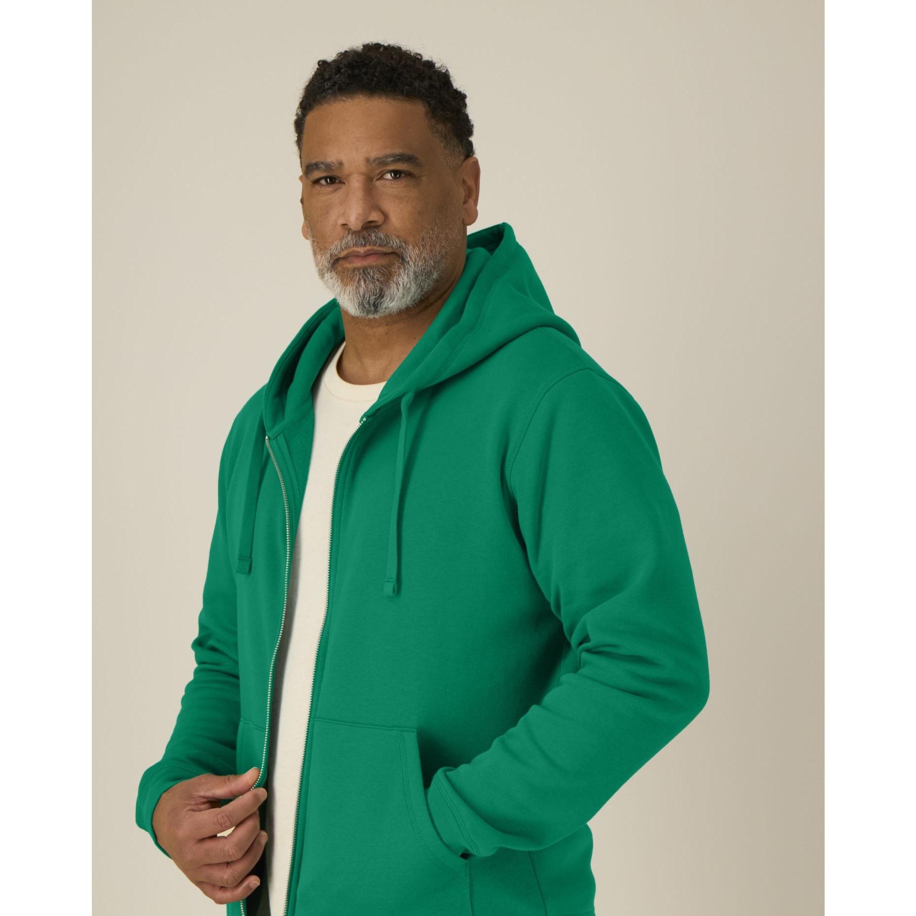 Hanorac cu fermoar unisex Mixer Verdant Green L