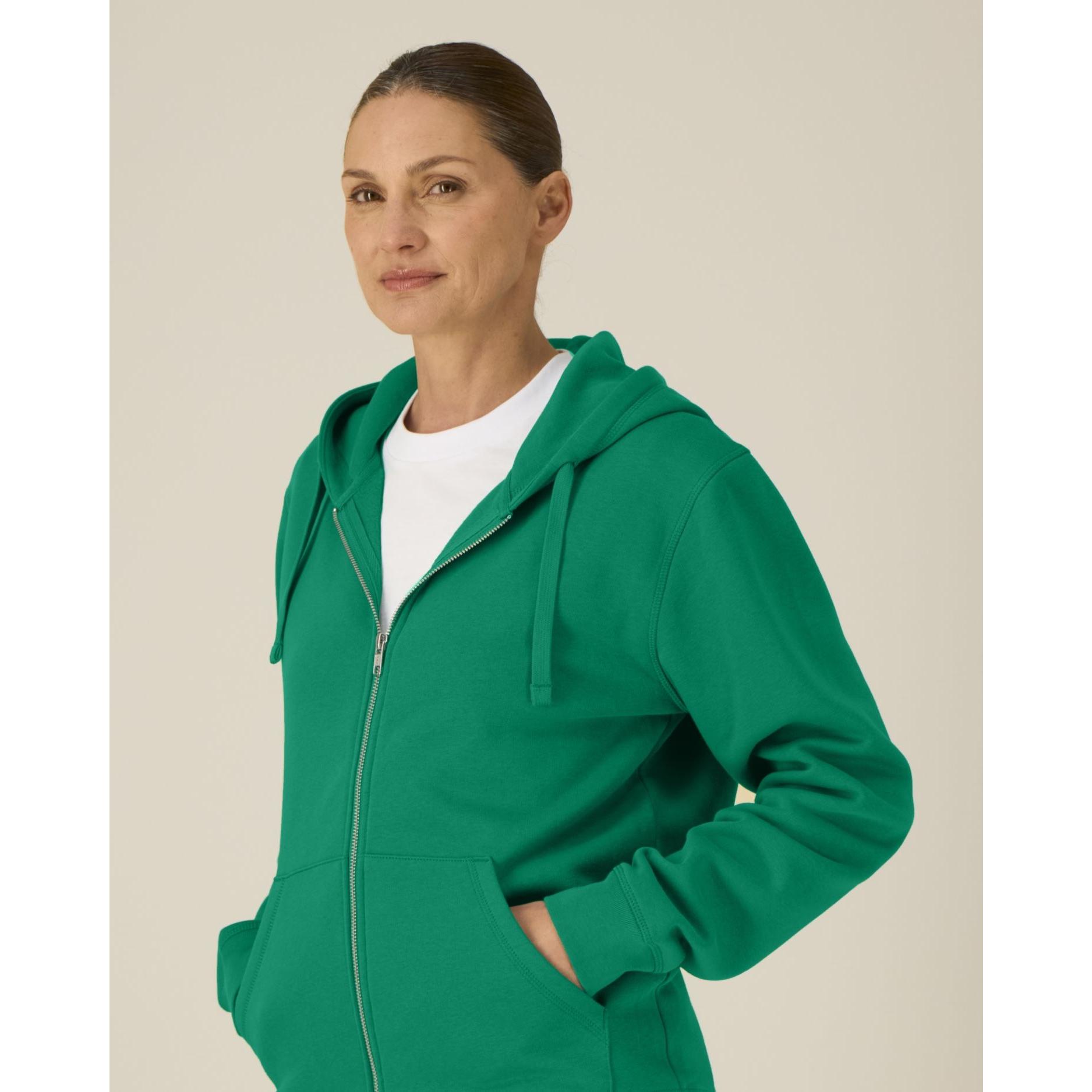 Hanorac cu fermoar unisex Mixer Verdant Green L