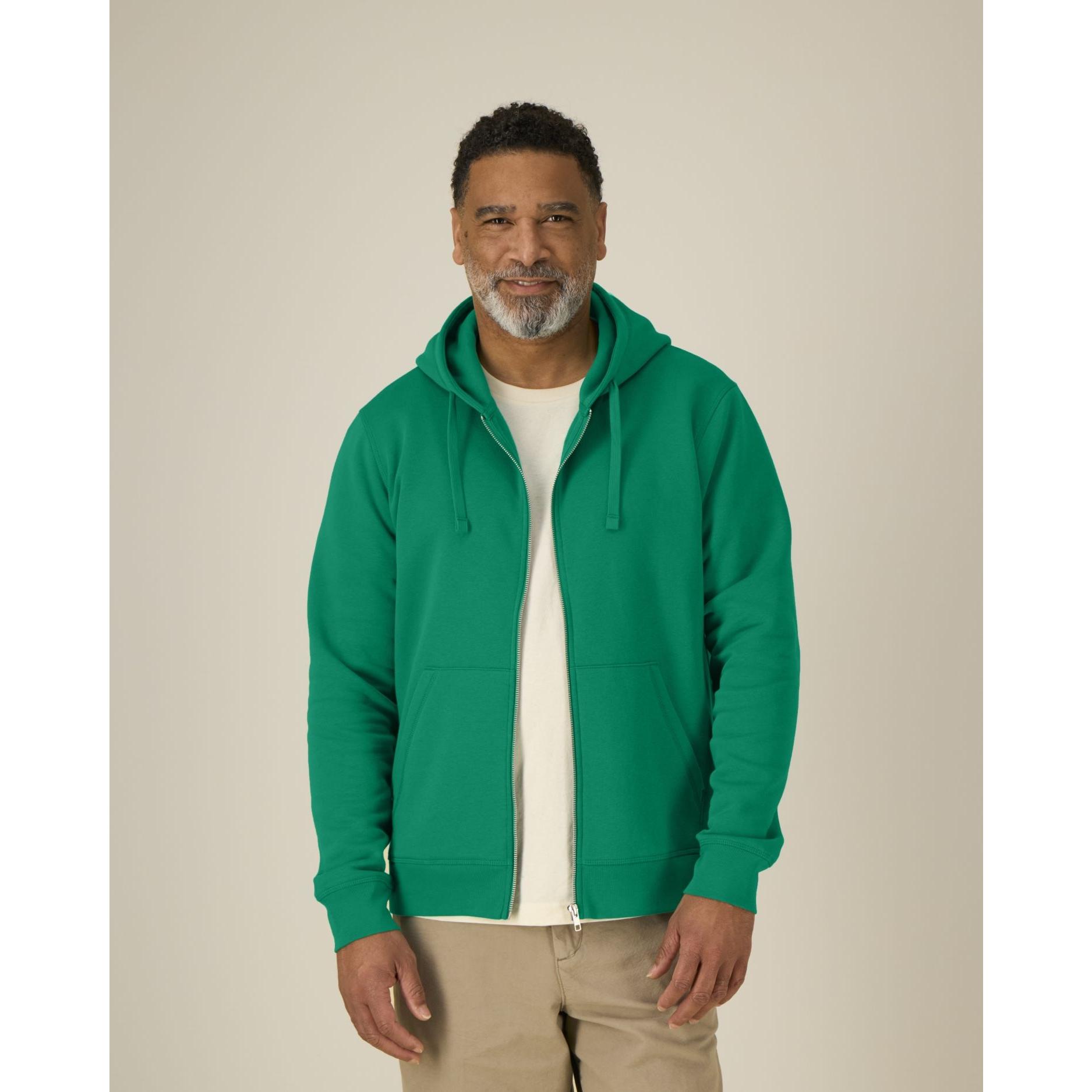 Hanorac cu fermoar unisex Mixer Verdant Green L