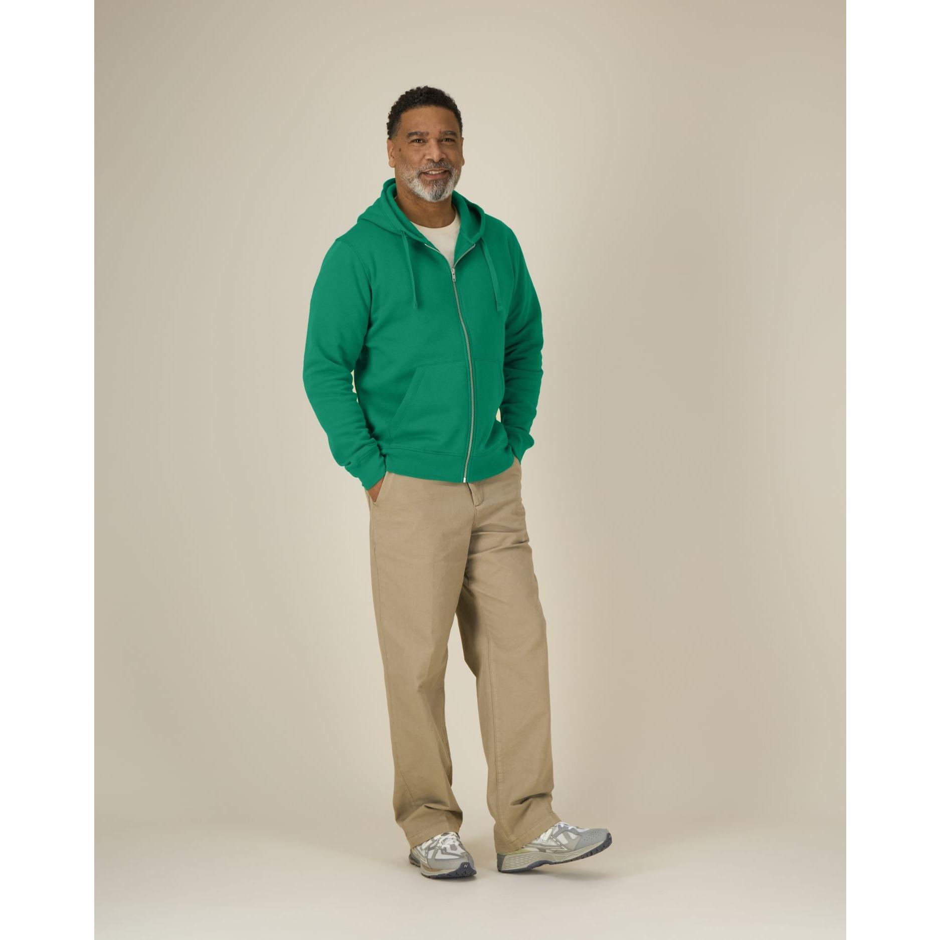 Hanorac cu fermoar unisex Mixer Verdant Green L
