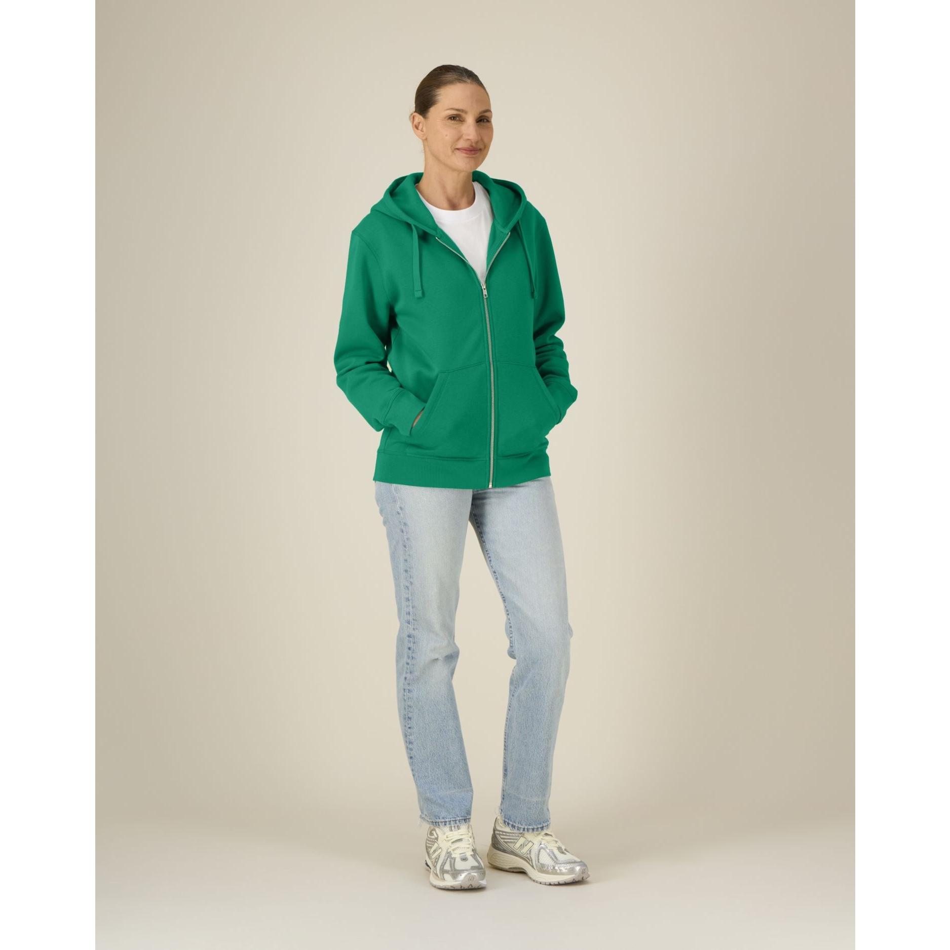 Hanorac cu fermoar unisex Mixer Verdant Green L