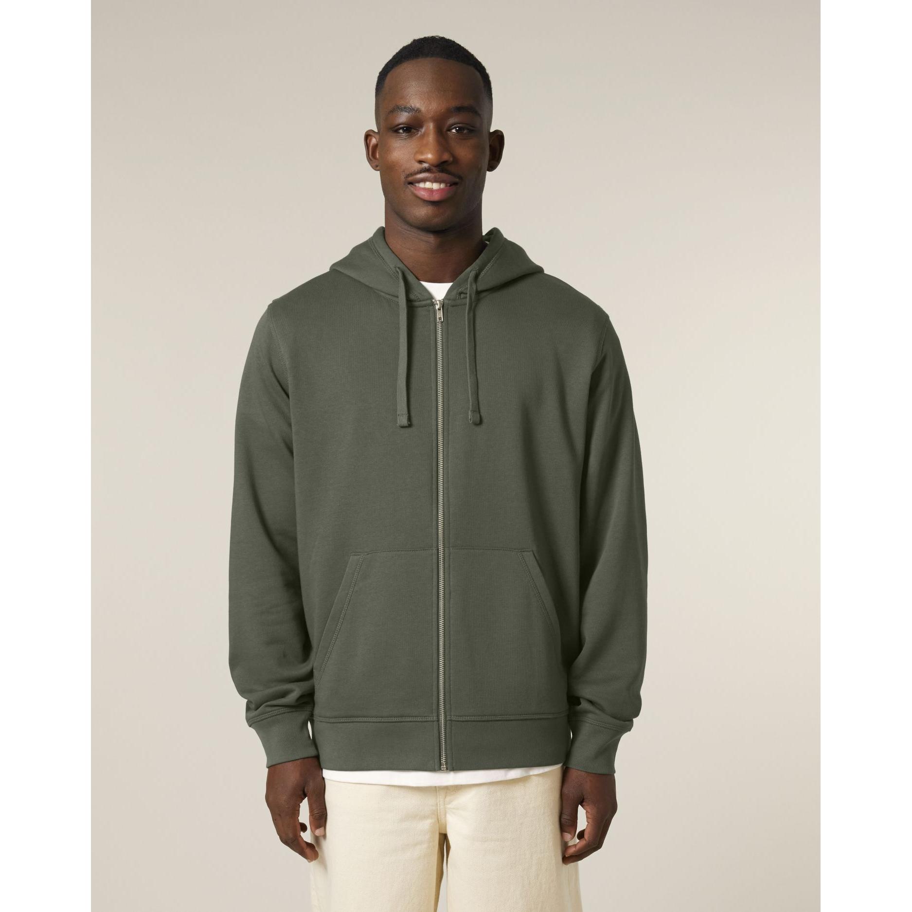 Hanorac cu fermoar unisex Mixer Khaki XXL