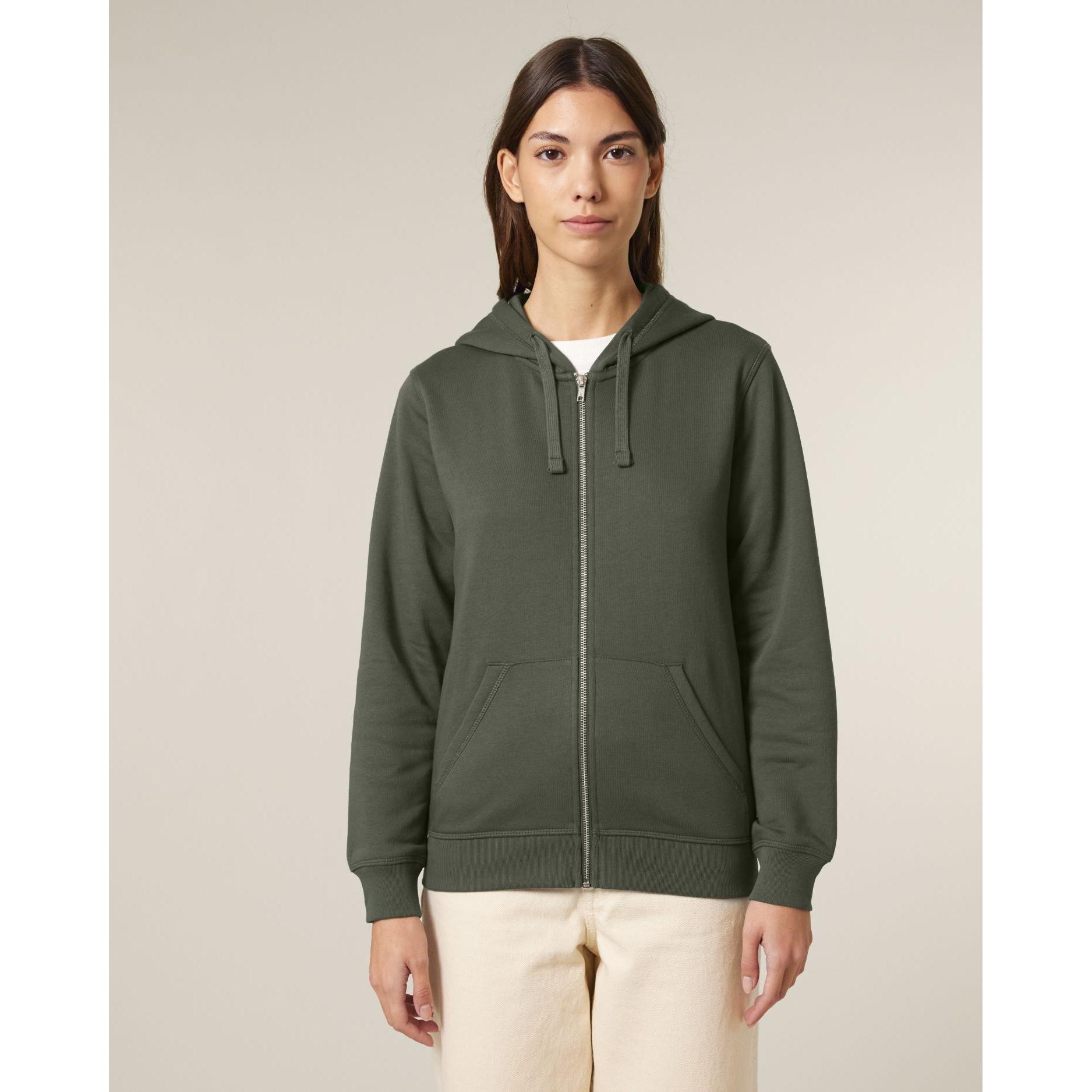 Hanorac cu fermoar unisex Mixer Khaki XXL