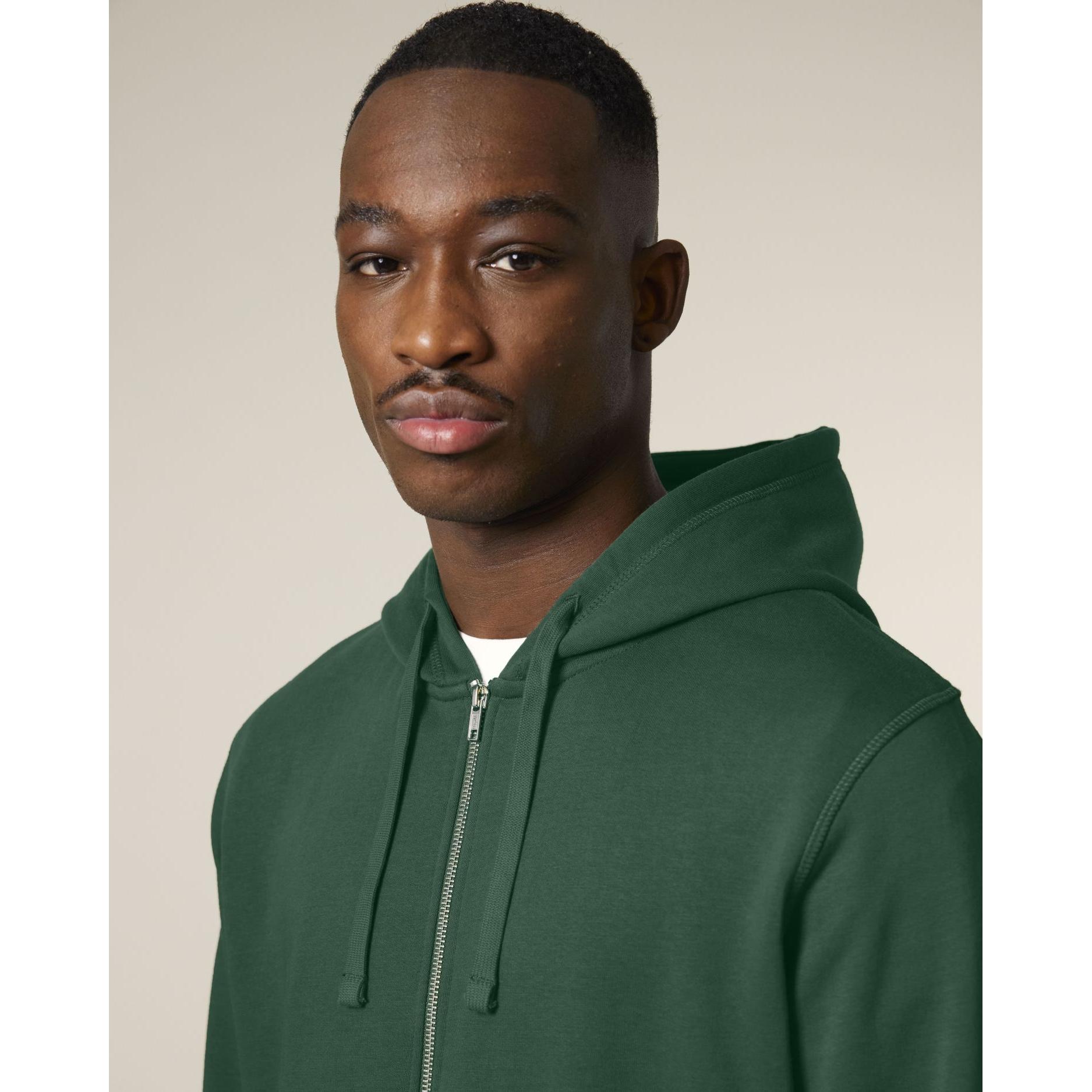 Hanorac cu fermoar unisex Mixer Bottle Green M