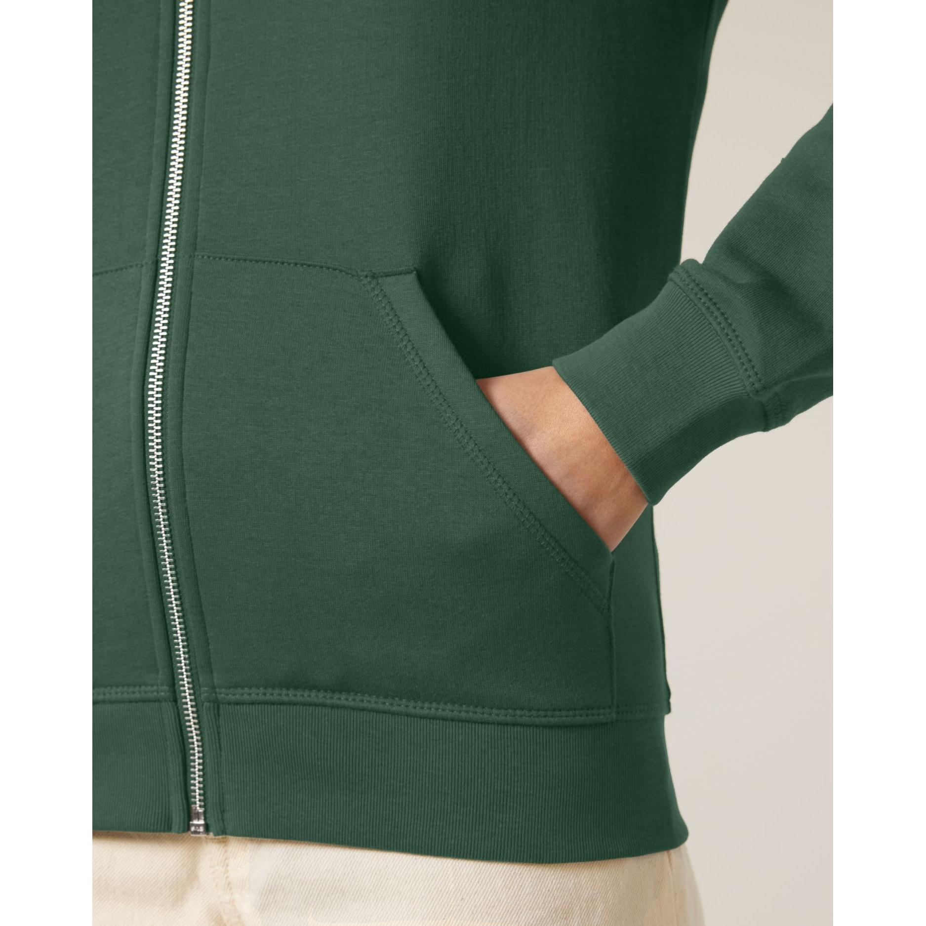 Hanorac cu fermoar unisex Mixer Bottle Green M