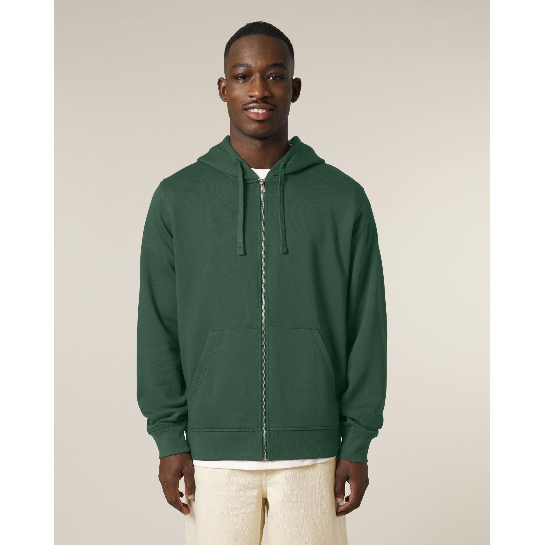 Hanorac cu fermoar unisex Mixer Bottle Green M