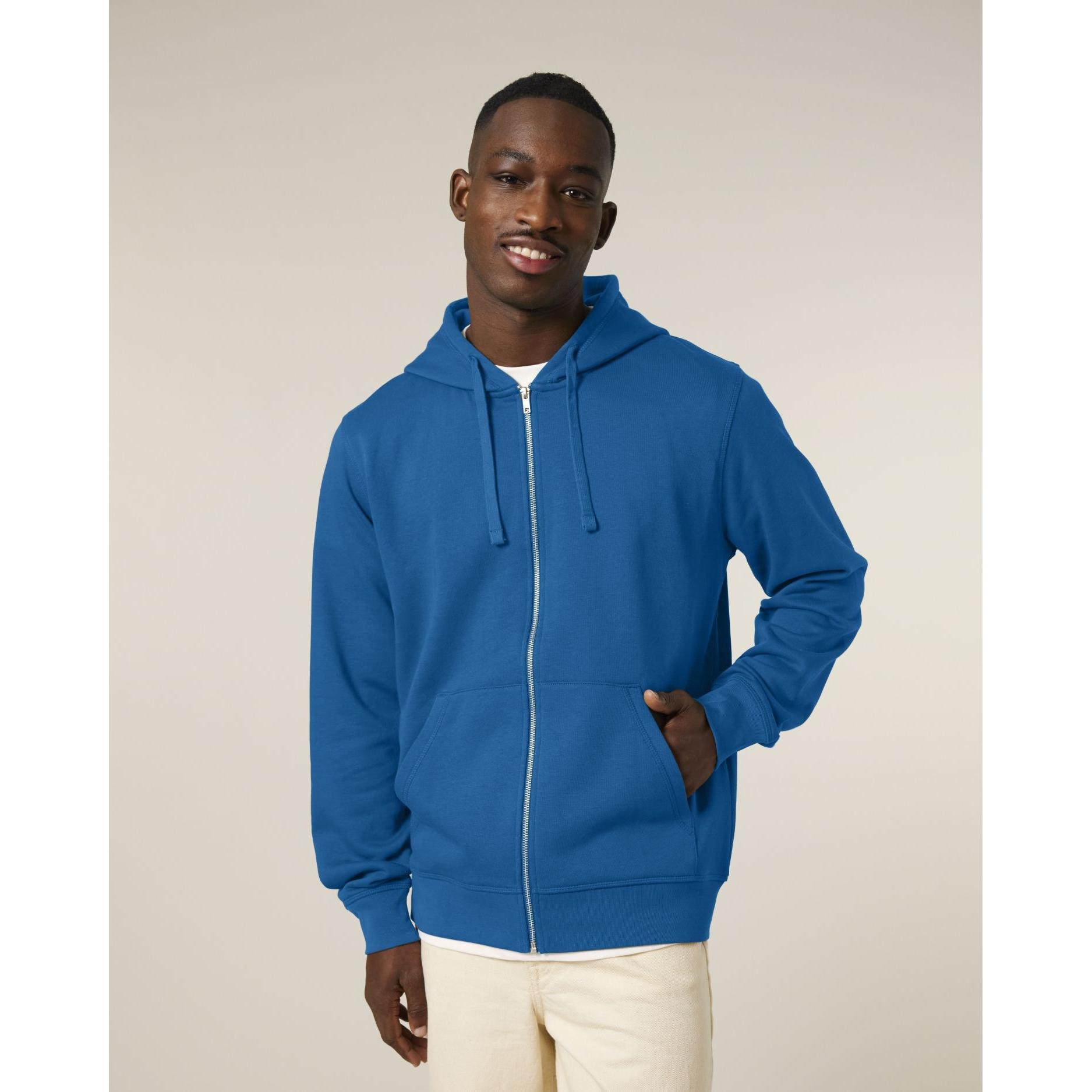 Hanorac cu fermoar unisex Mixer Royal Blue 2XS