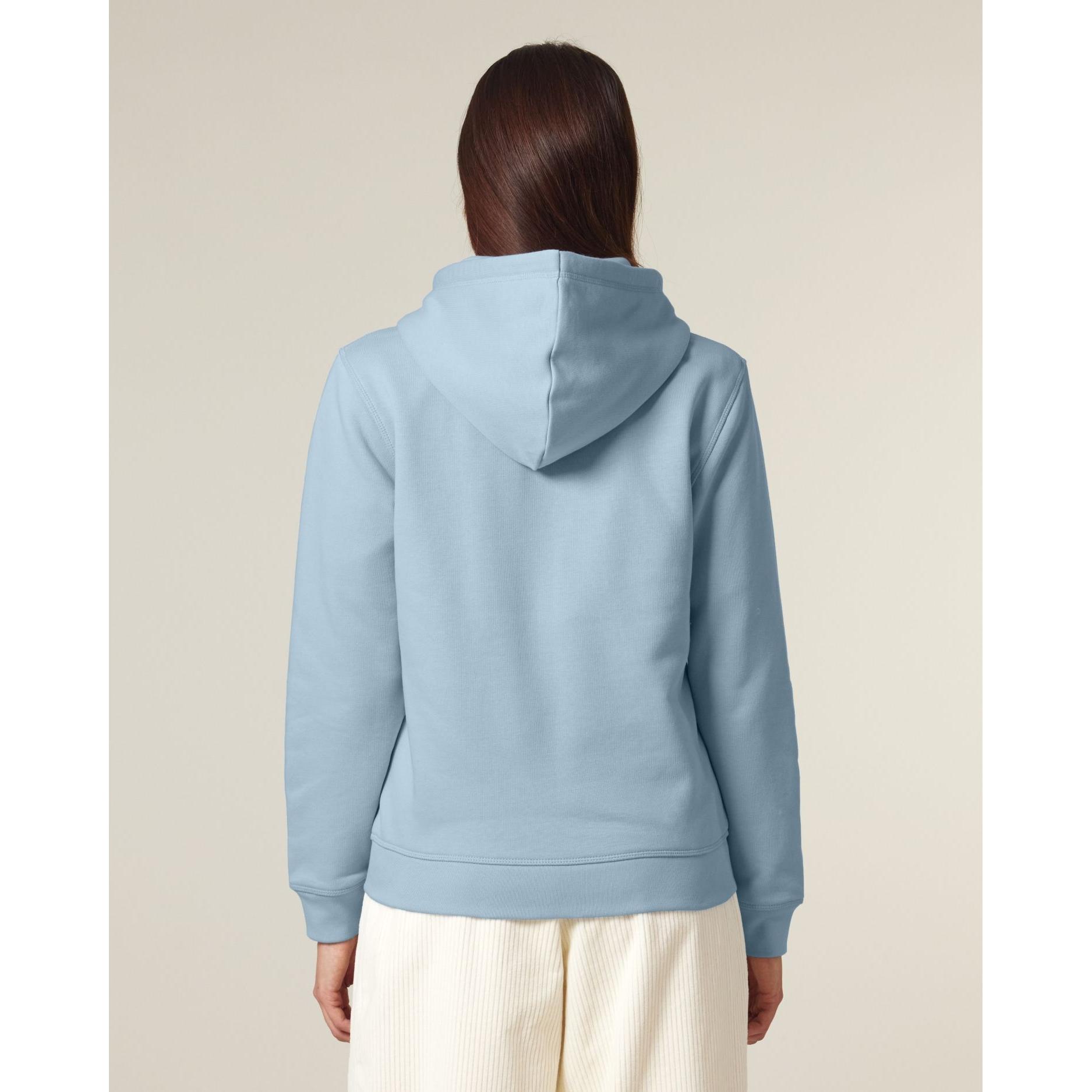 Hanorac cu fermoar unisex Mixer Sky blue M