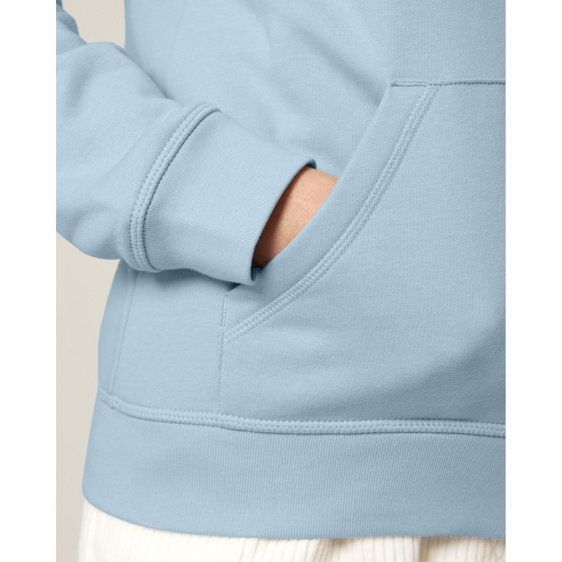 Hanorac cu fermoar unisex Mixer Sky blue M