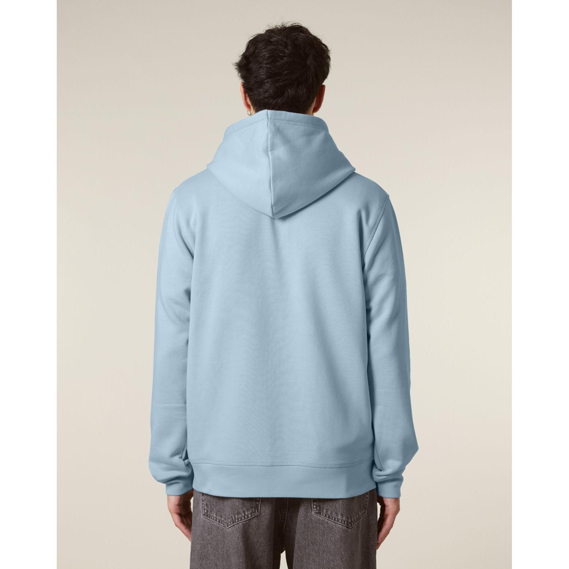 Hanorac cu fermoar unisex Mixer Sky blue S