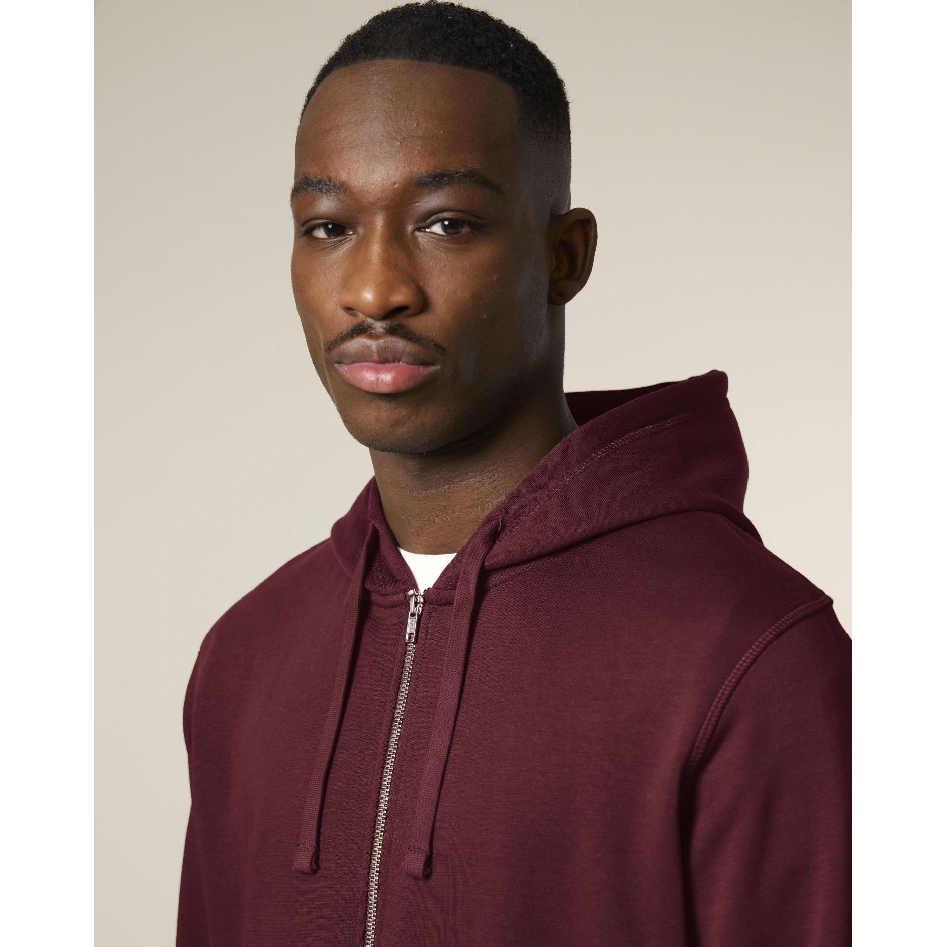 Hanorac cu fermoar unisex Mixer Burgundy 5XL