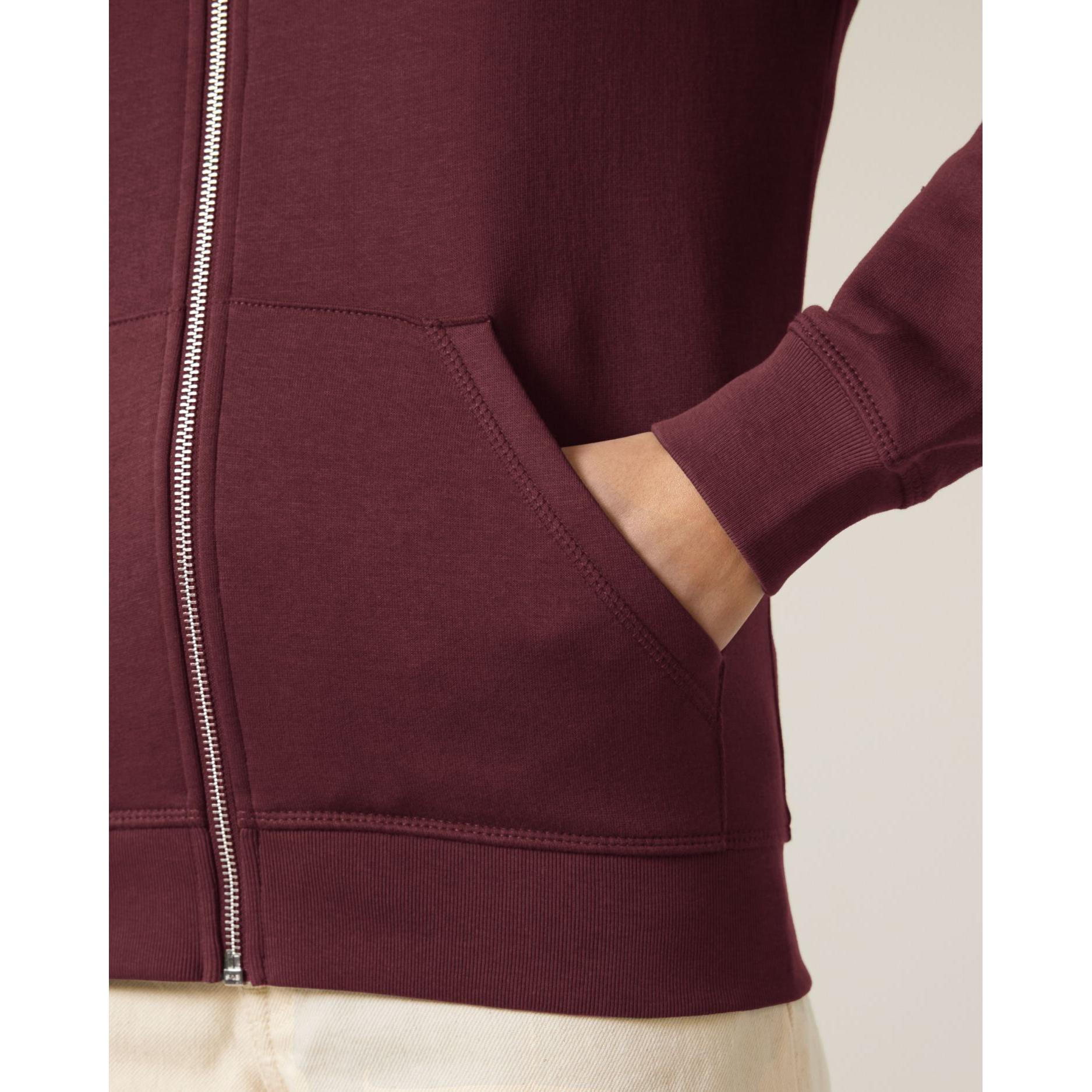 Hanorac cu fermoar unisex Mixer Burgundy 5XL