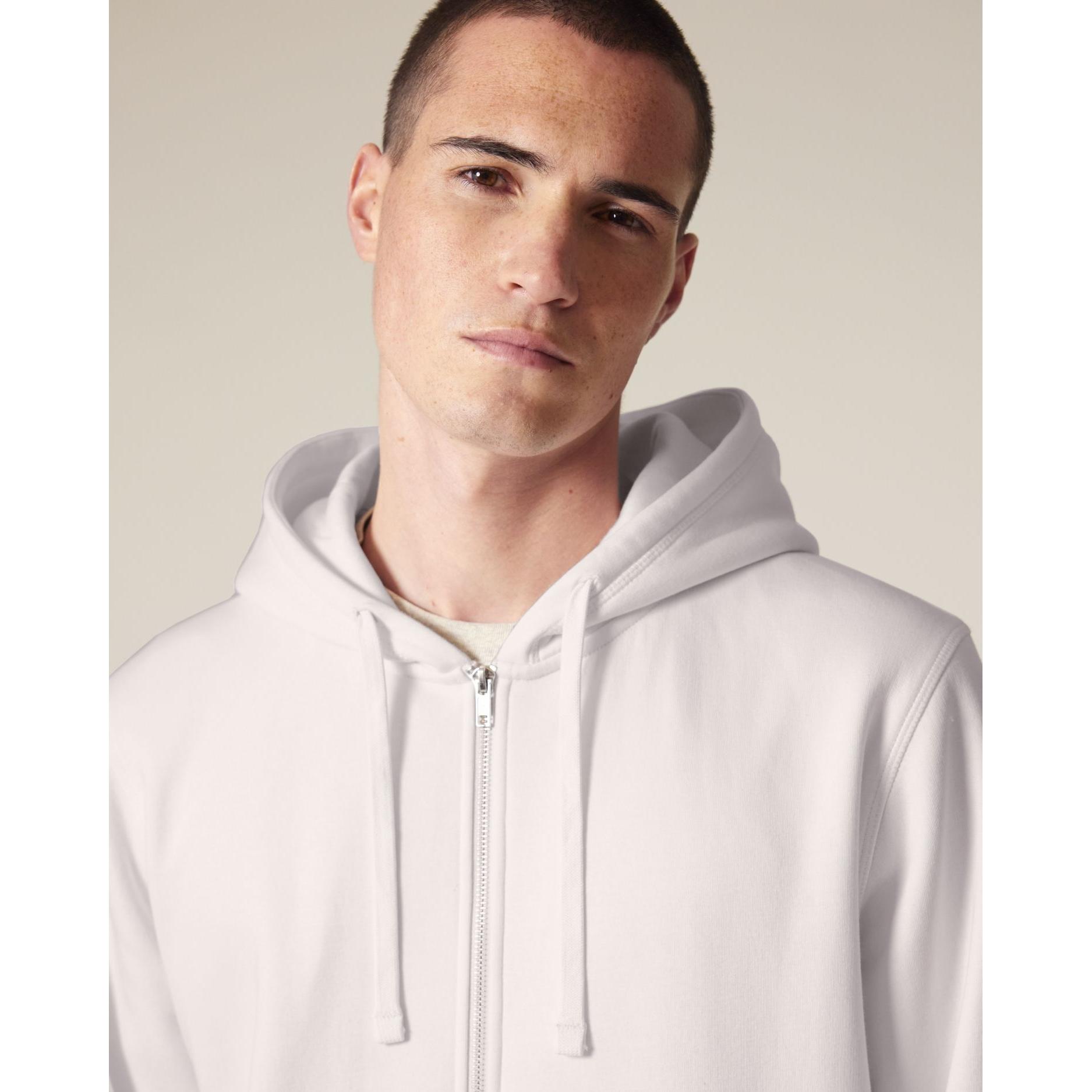 Hanorac cu fermoar unisex Mixer Vintage White L