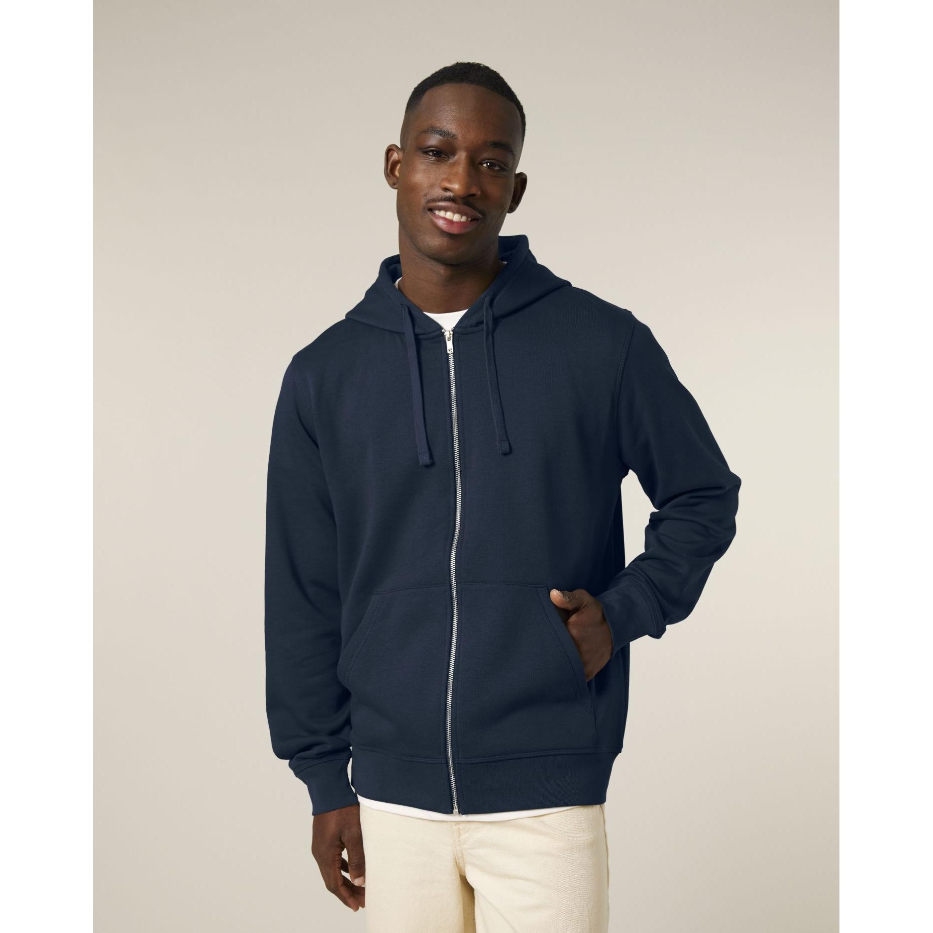 Hanorac cu fermoar unisex Mixer French Navy 4XL