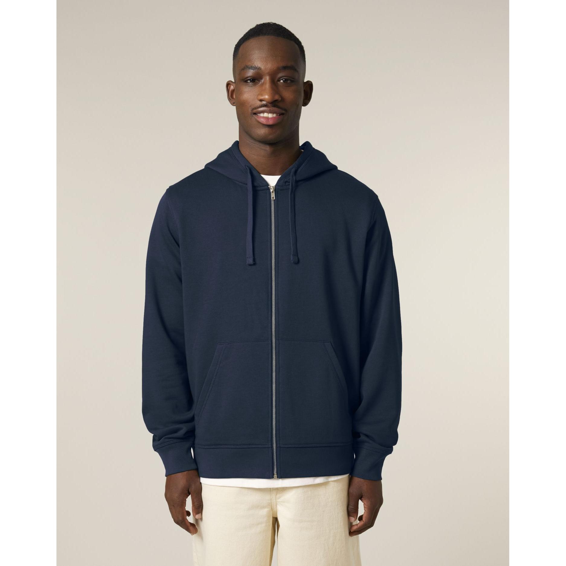 Hanorac cu fermoar unisex Mixer French Navy 4XL